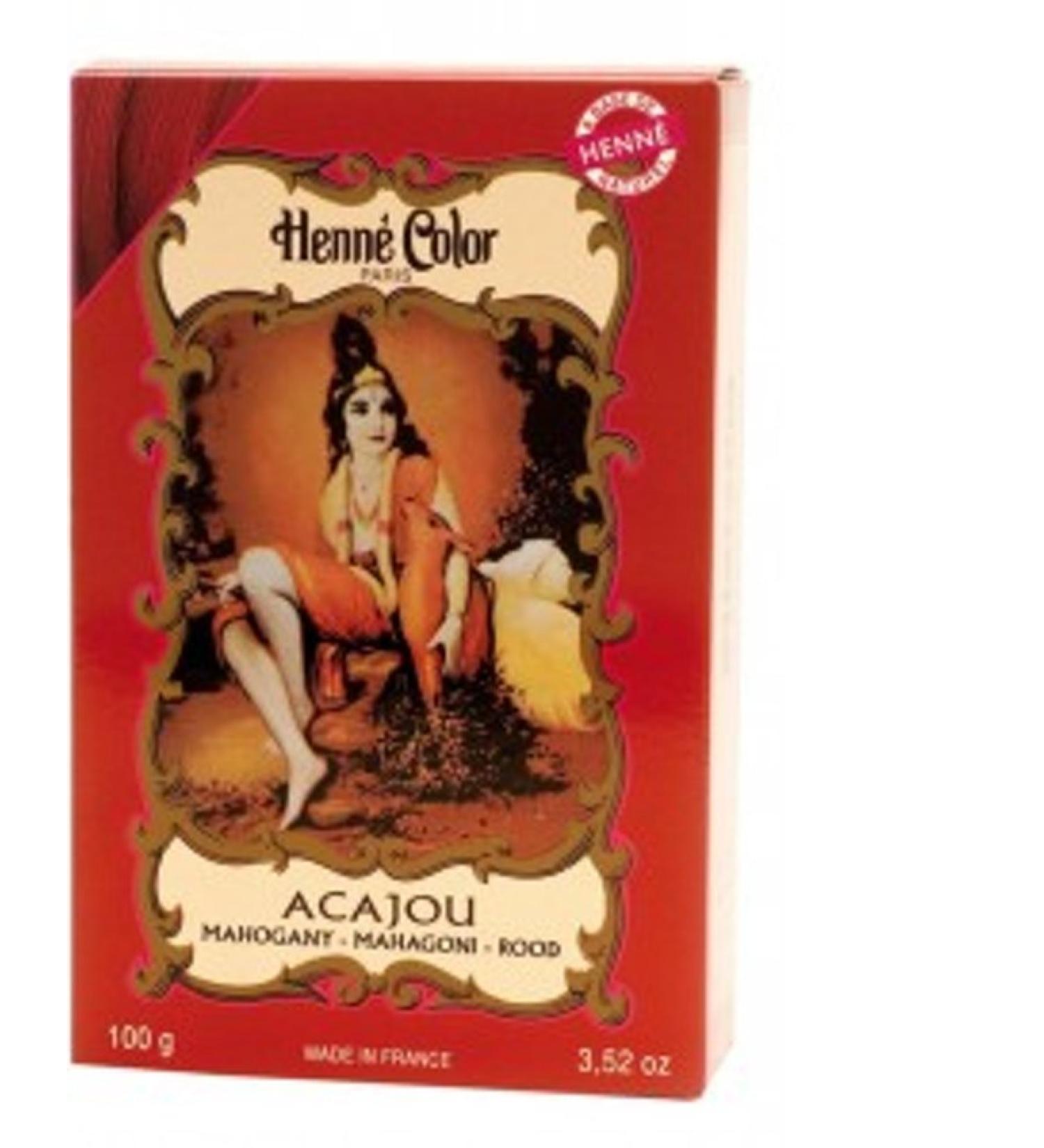 Acajou (Mahogany) Henn Color auburn 100 g (Pack of 1)