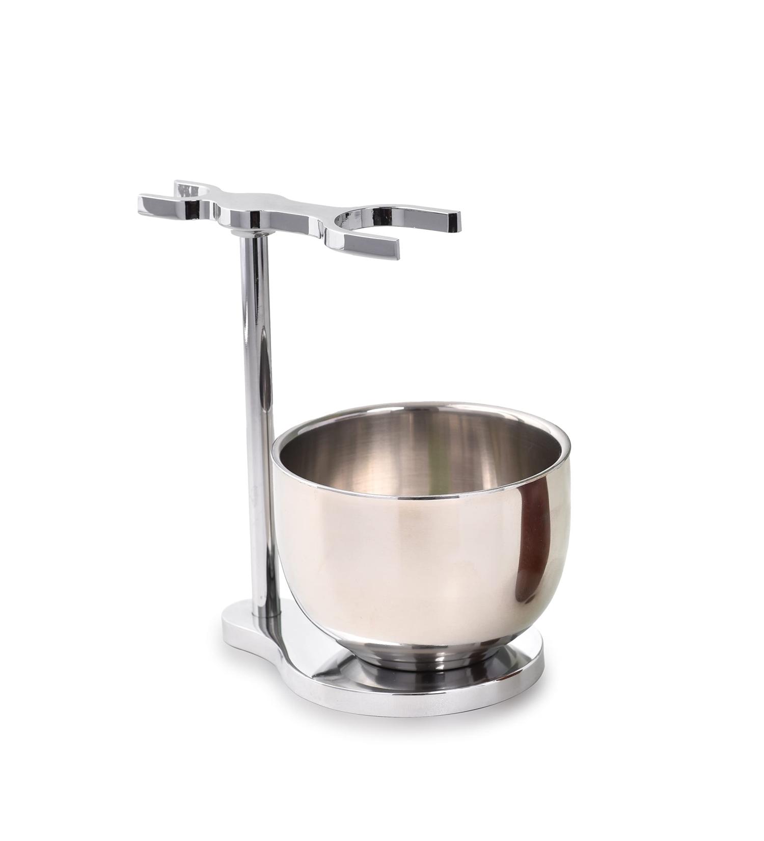 CRUCISRESIN Wet Shaving Stand and Bowl - Premium Resin Shaving Set - Buy Online on GoSupps.com