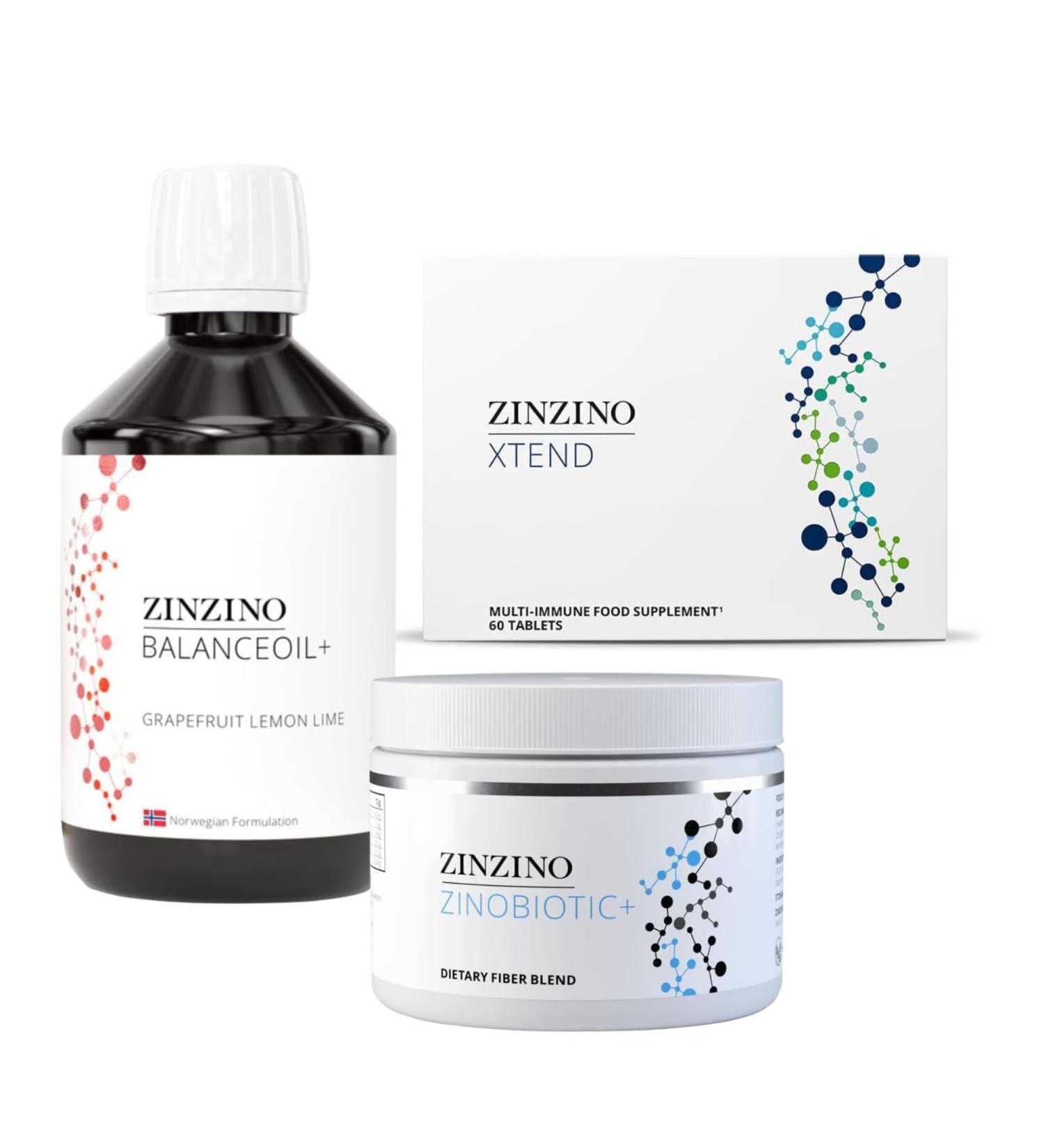  ZinZino ZinZino Health Protocol Kit - BalanceOil+ Grapefruit Lemon-Lime 300ml ZinoBiotic+ & Xtend - Complete Premium Kit - Buy Online on GoSupps.com