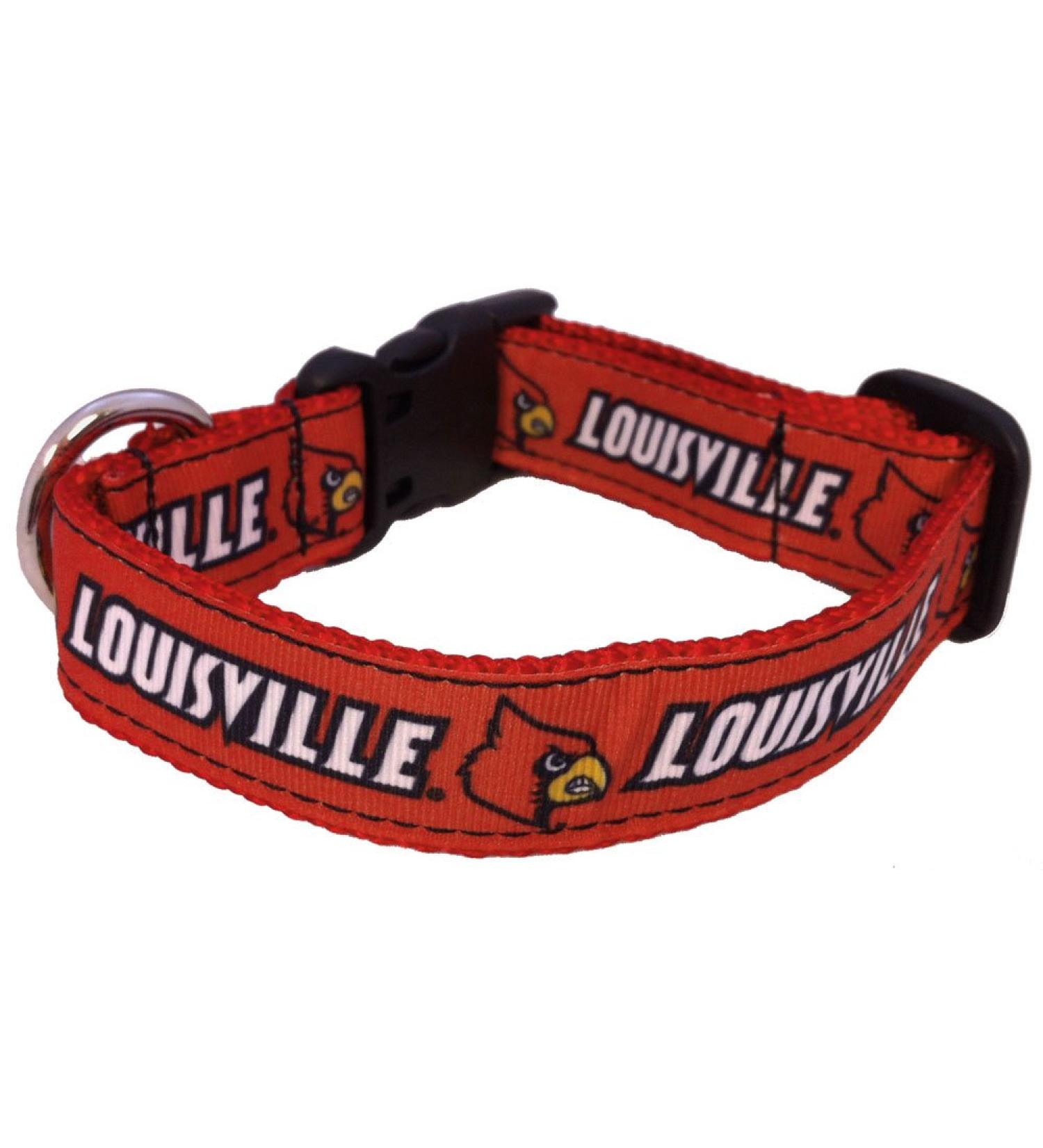 NCAA Louisville Cardinals Dog Collar - Team Color (Medium) | Officially Licensed Merchandise - Buy Online on GoSupps.com