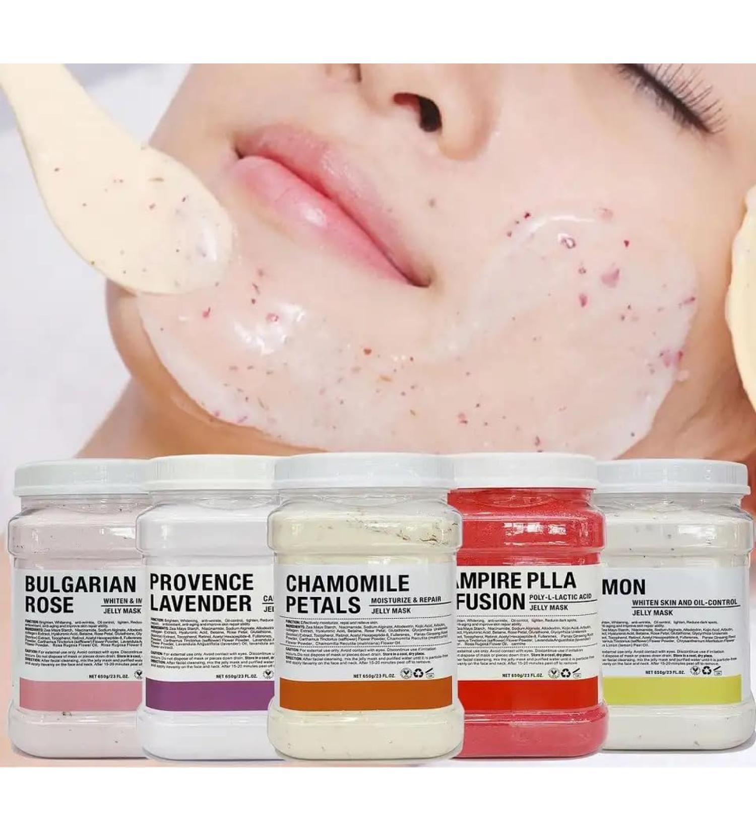Moisturizing face mask for dry skin care turmeric jelly powder 650g - Buy Online on GoSupps.com
