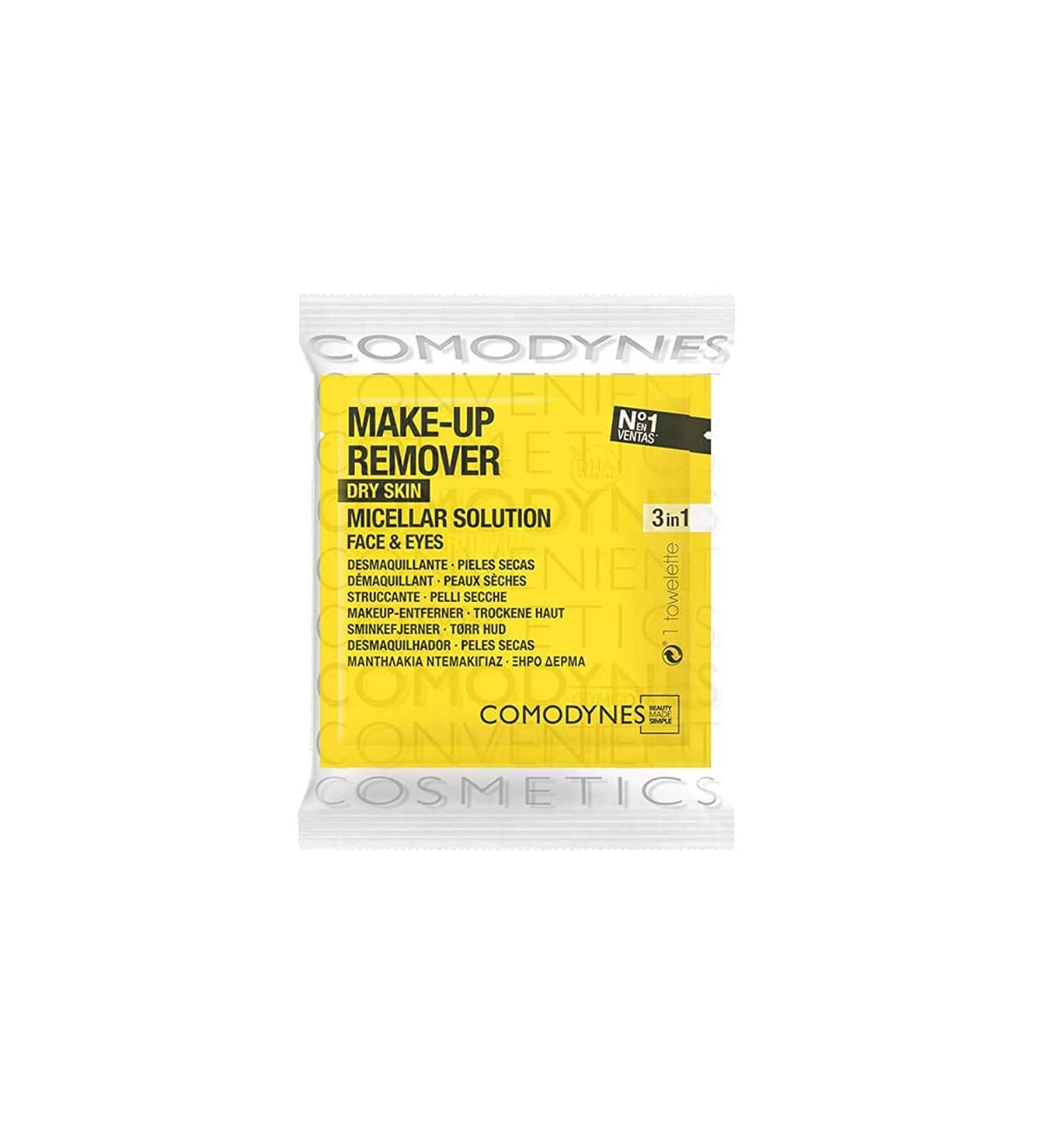 Comodynes Make Up Remover wipes 8 pieces
