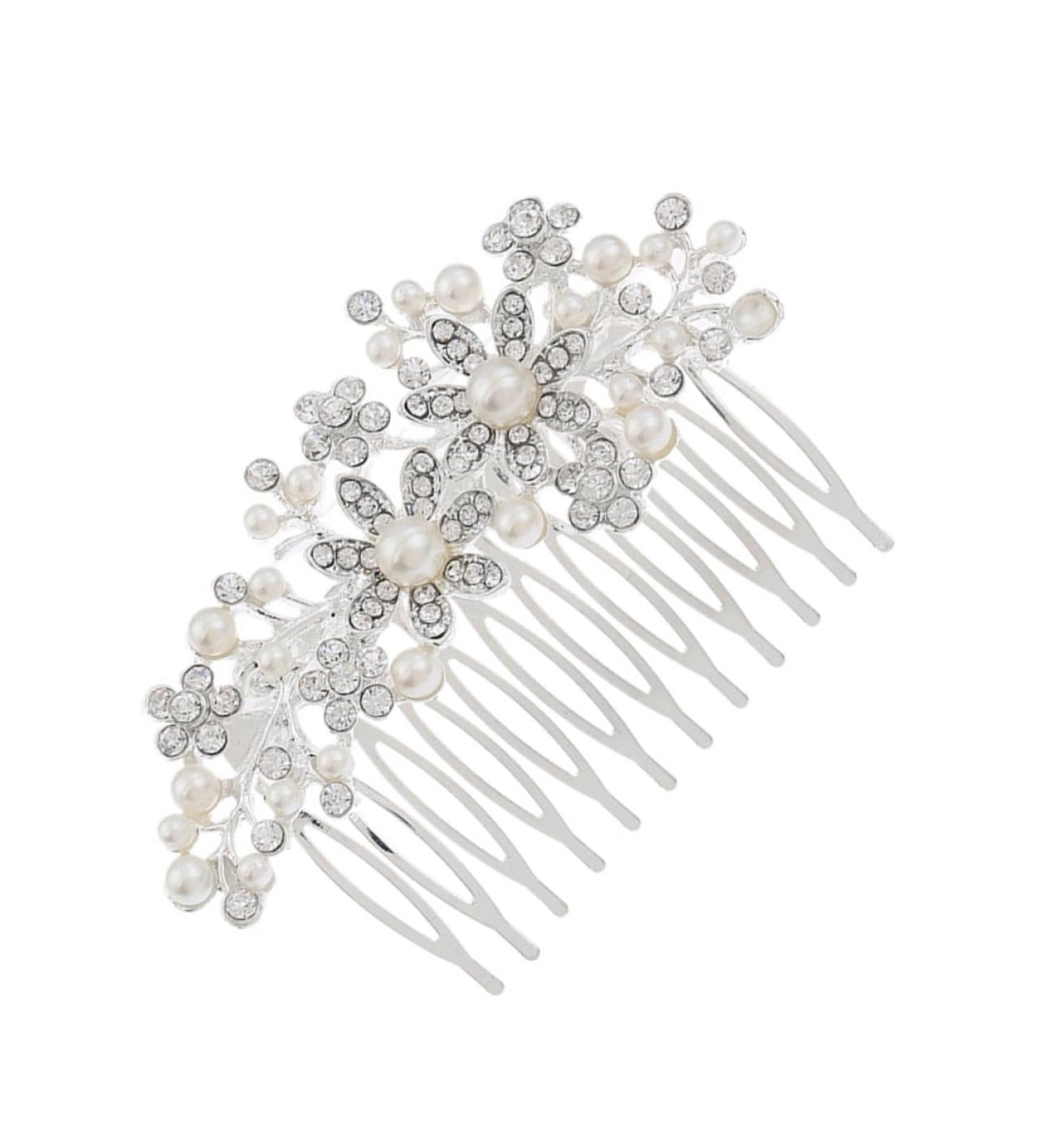 DOITOOL Women Hair Clip Hair Clip Hair Pin Hair Barrettes Flower Hair Comb Women Hair Accessories Hair Comb Women Headgear Bride Earth Tones Women Hair Comb - Buy Online on GoSupps.com