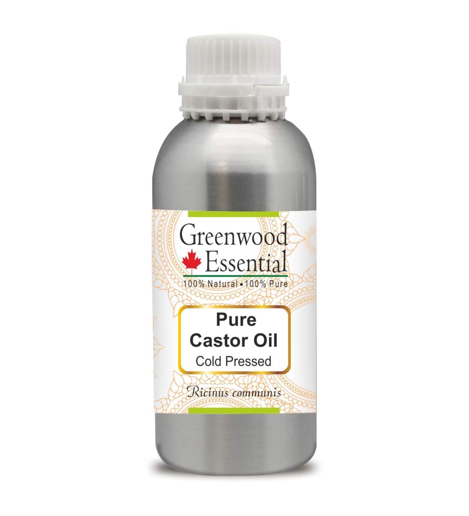 Greenwood Essential Natural Castle Oil (Ricinus Communis) - Pure Therapeutic Quality Cold-Pressed 1250ml (42 oz) | Premium 1 Pack - Buy Online on GoSupps.com