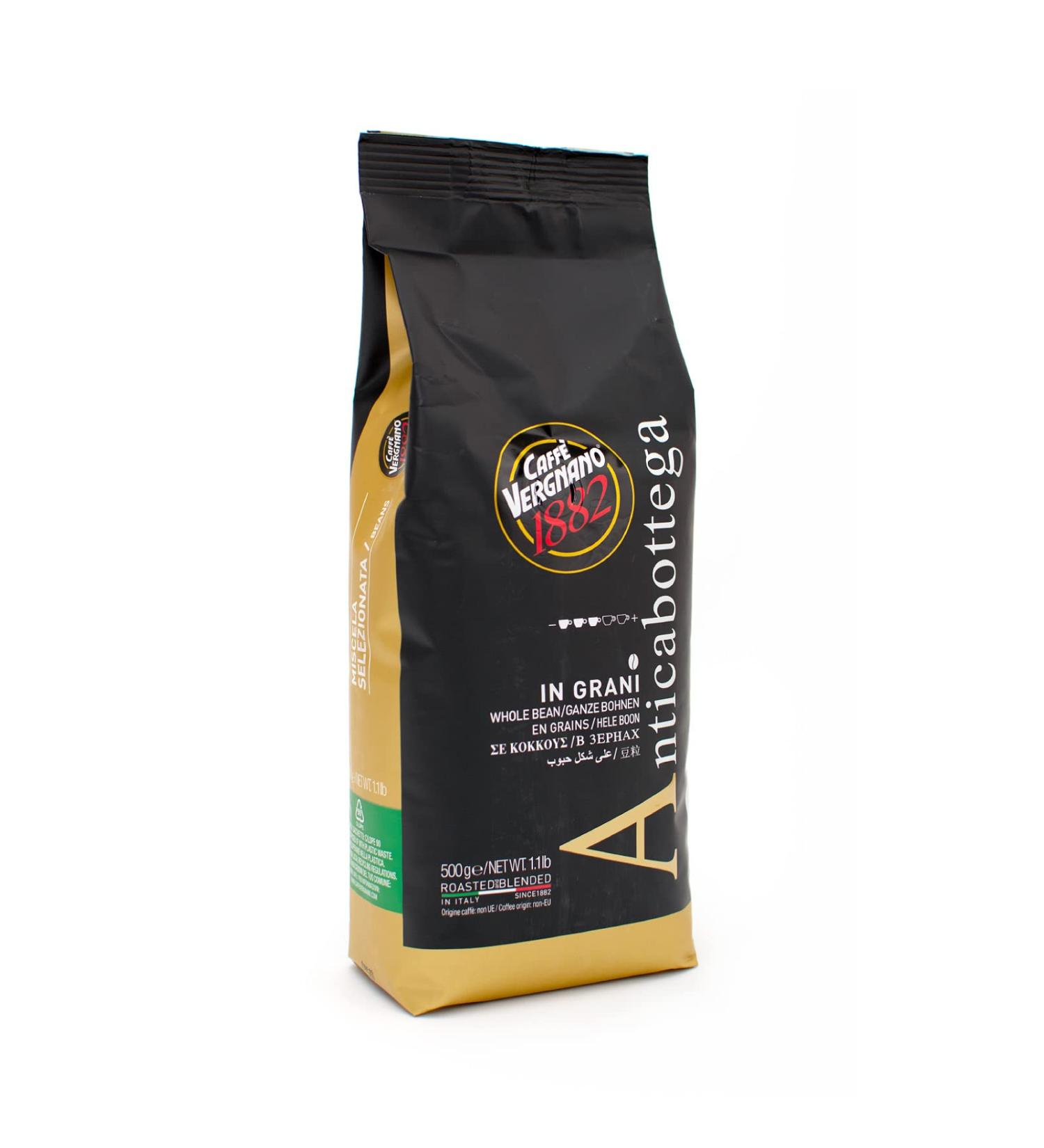 Caff Vergnano 1882 Antica Bottega - Whole Coffee Beans 500g - Buy Online on GoSupps.com