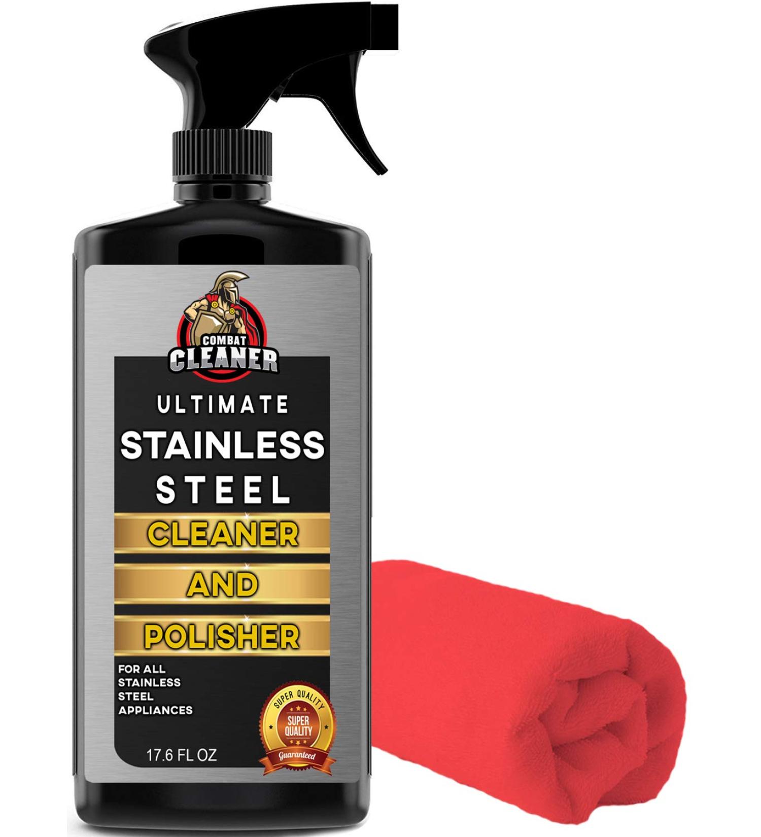 Stainless Steel Cleaner (Cleaner+Stain Remover+Rag)