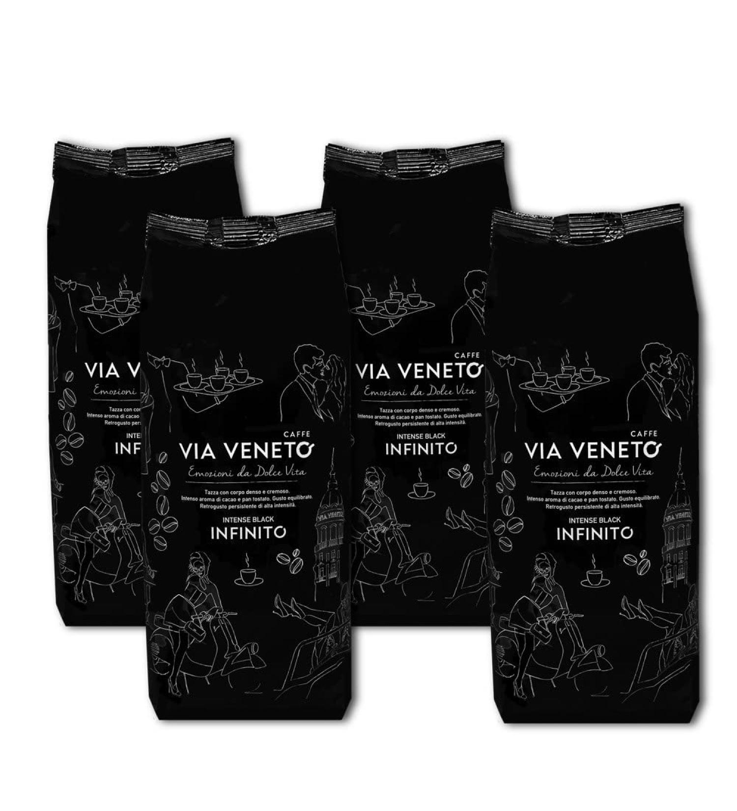 Via Veneto coffee beans infinite mix 500 gr 4 pieces