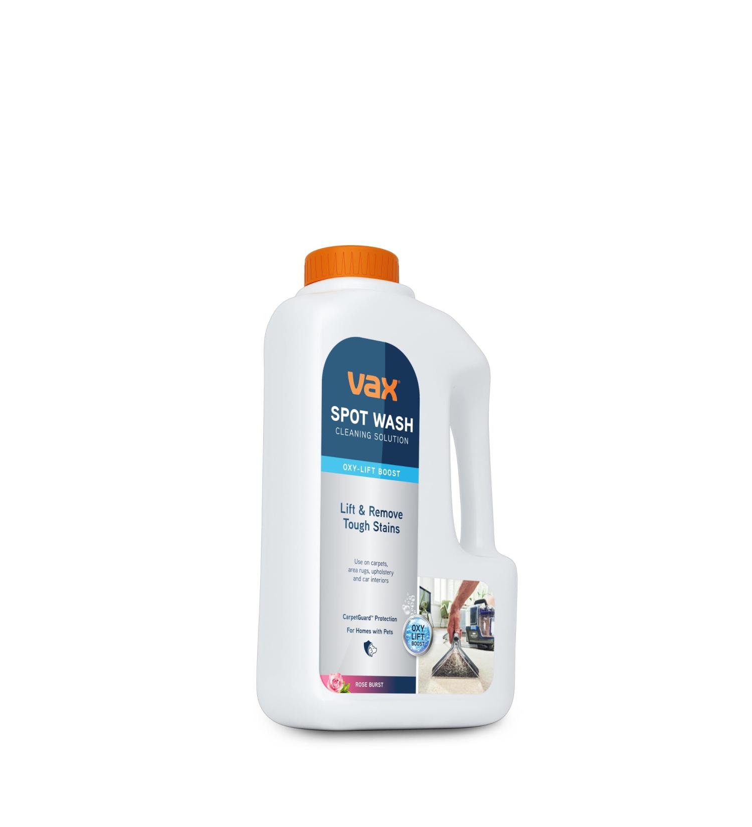 Vax Spotwash Oxylift 1.5L Solution Breaks Down and Lifts Tough Stains CarpetGuard Stain Protection Neutralises Odours - Buy Online on GoSupps.com