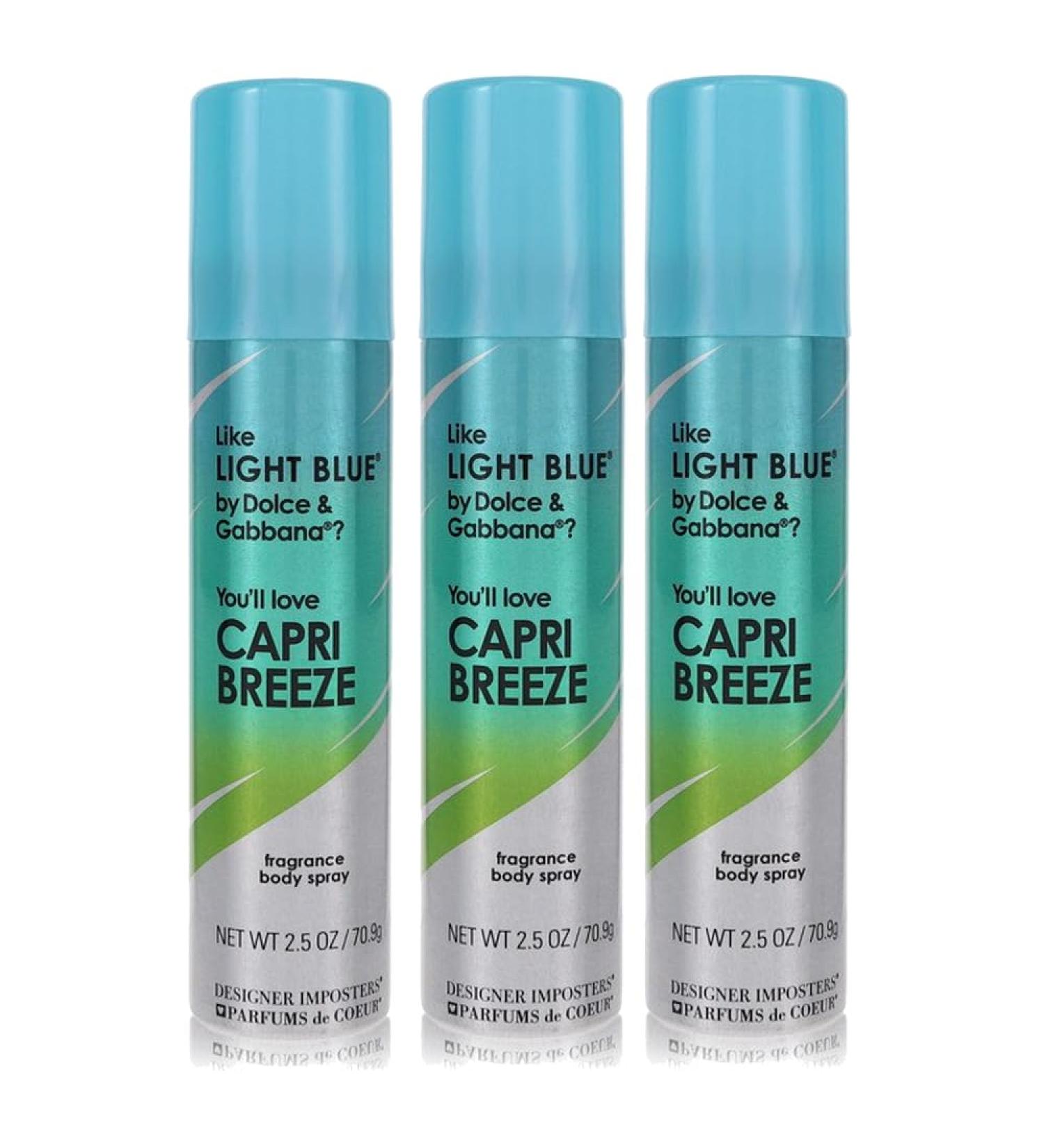 Parfums De Coeur Capri Breeze Fragrance Deodorant Body Spray for Women 2.5 Ounce (3)