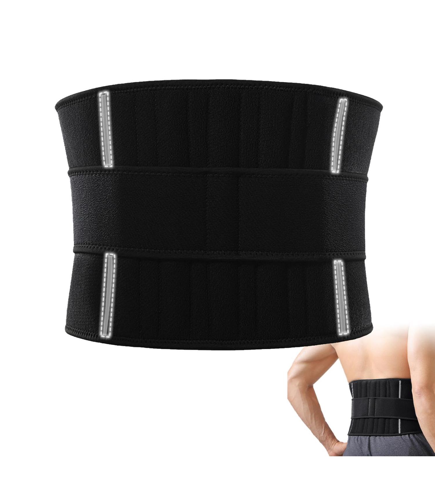Lumbar Support Brace | Adjustable Back Support Belt Lower Back Support - Multipurpose Waist Supports Workout Back Brace for Outdoor Activities Black XL - Buy Online on GoSupps.com