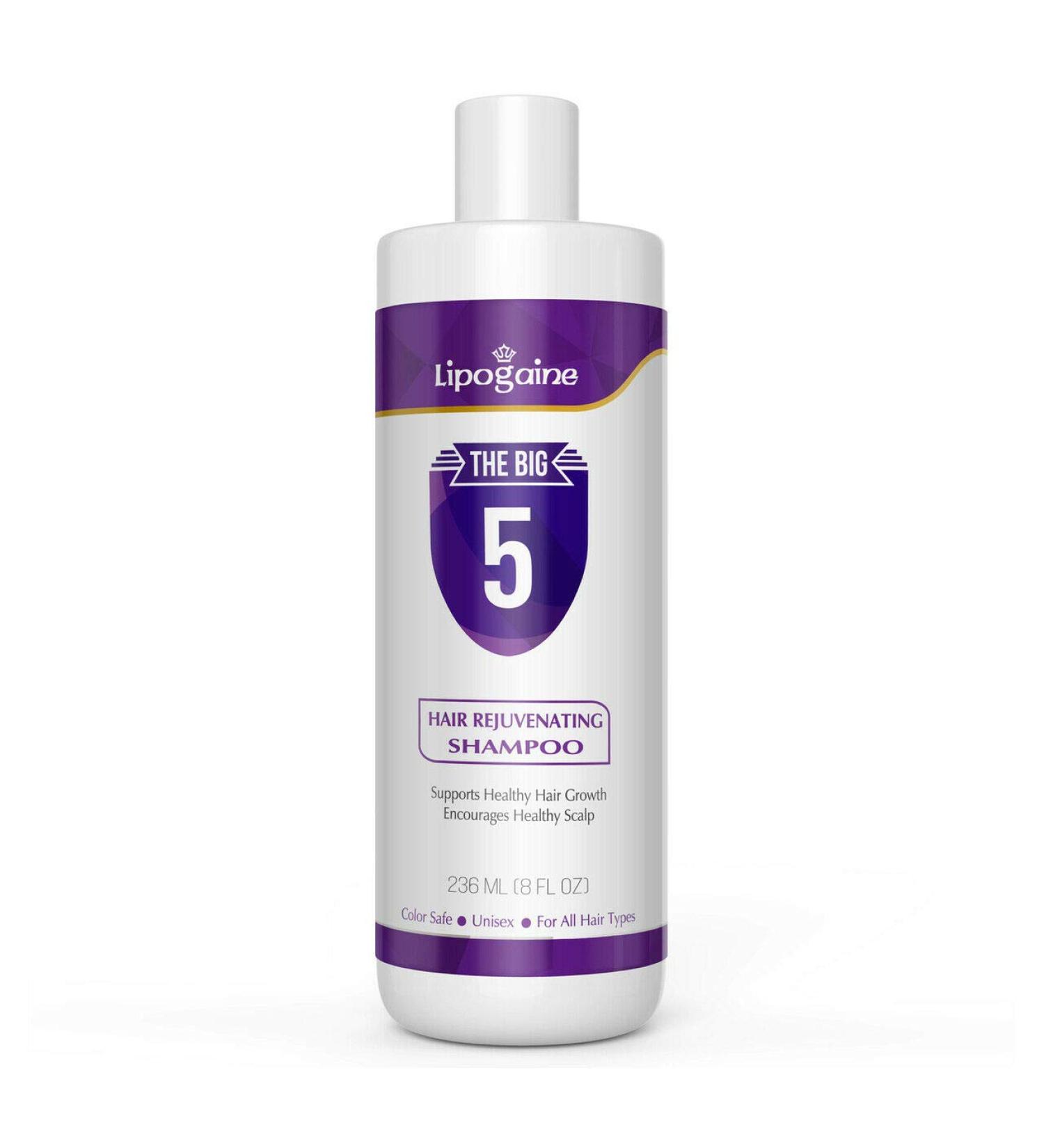 Lipogaine Hair Loss Prevention Shampoo - Premium Organic Biotin & Argan Oil Color Safe for Men & Women | Best International Shipping - Buy Online on GoSupps.com