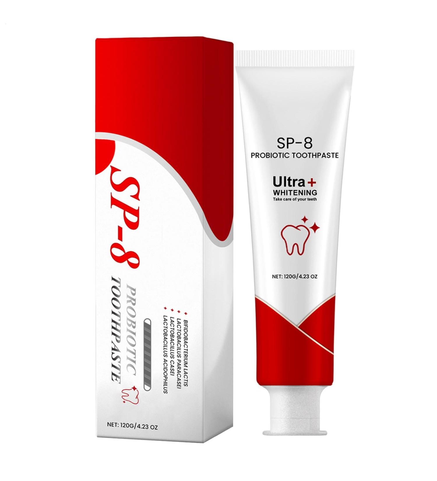  JINGLING SP-8 Probiotic Toothpaste 120g Probiotic Whitening Toothpaste Ultra Whitening Toothpaste Deep Cleaning Toothpaste - Buy Online on GoSupps.com