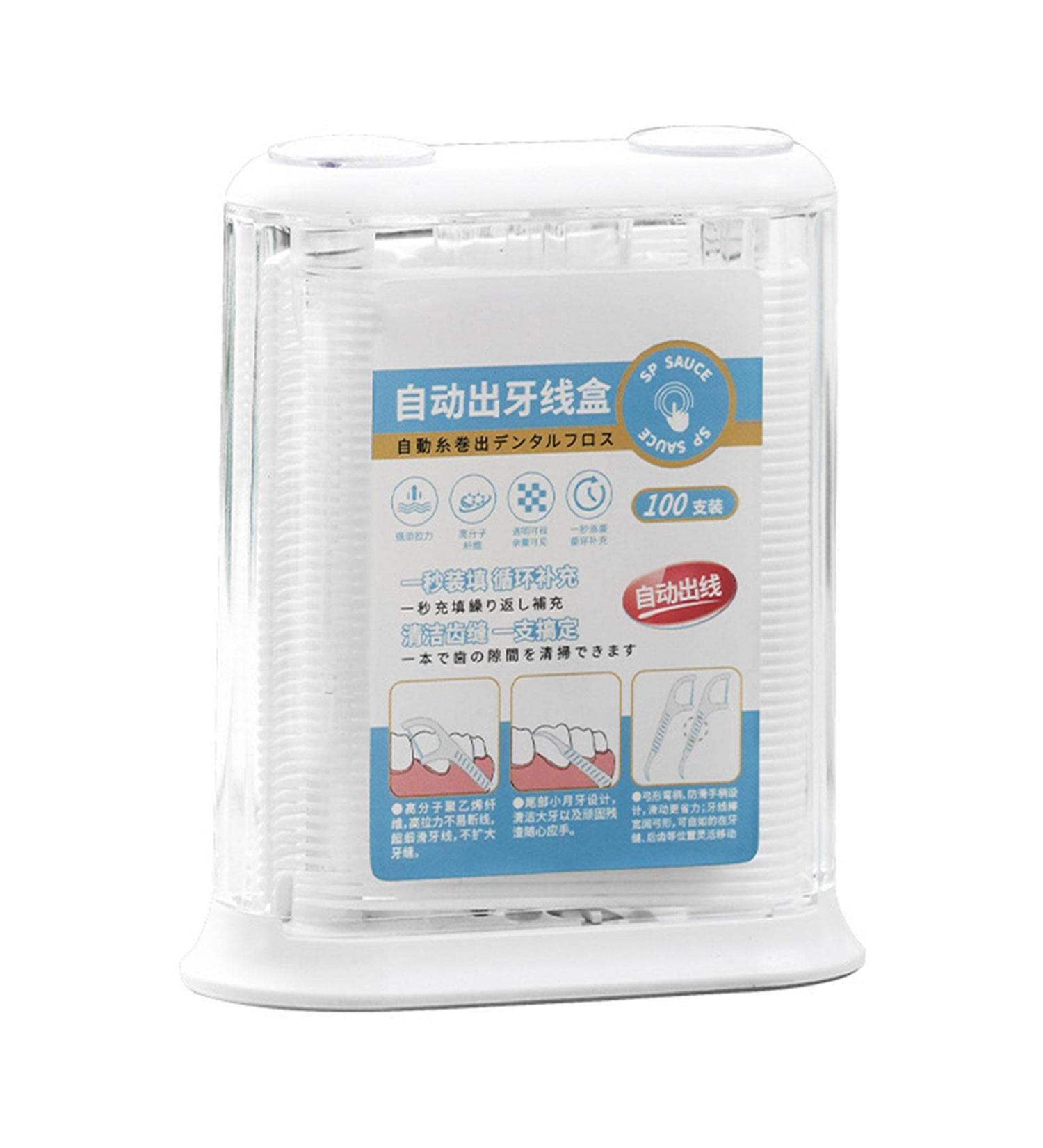 Portable Dental Dispenser Etui - Refillable Tooth Floss Dispenser | On-the-Go Dental Care Case - Buy Online on GoSupps.com