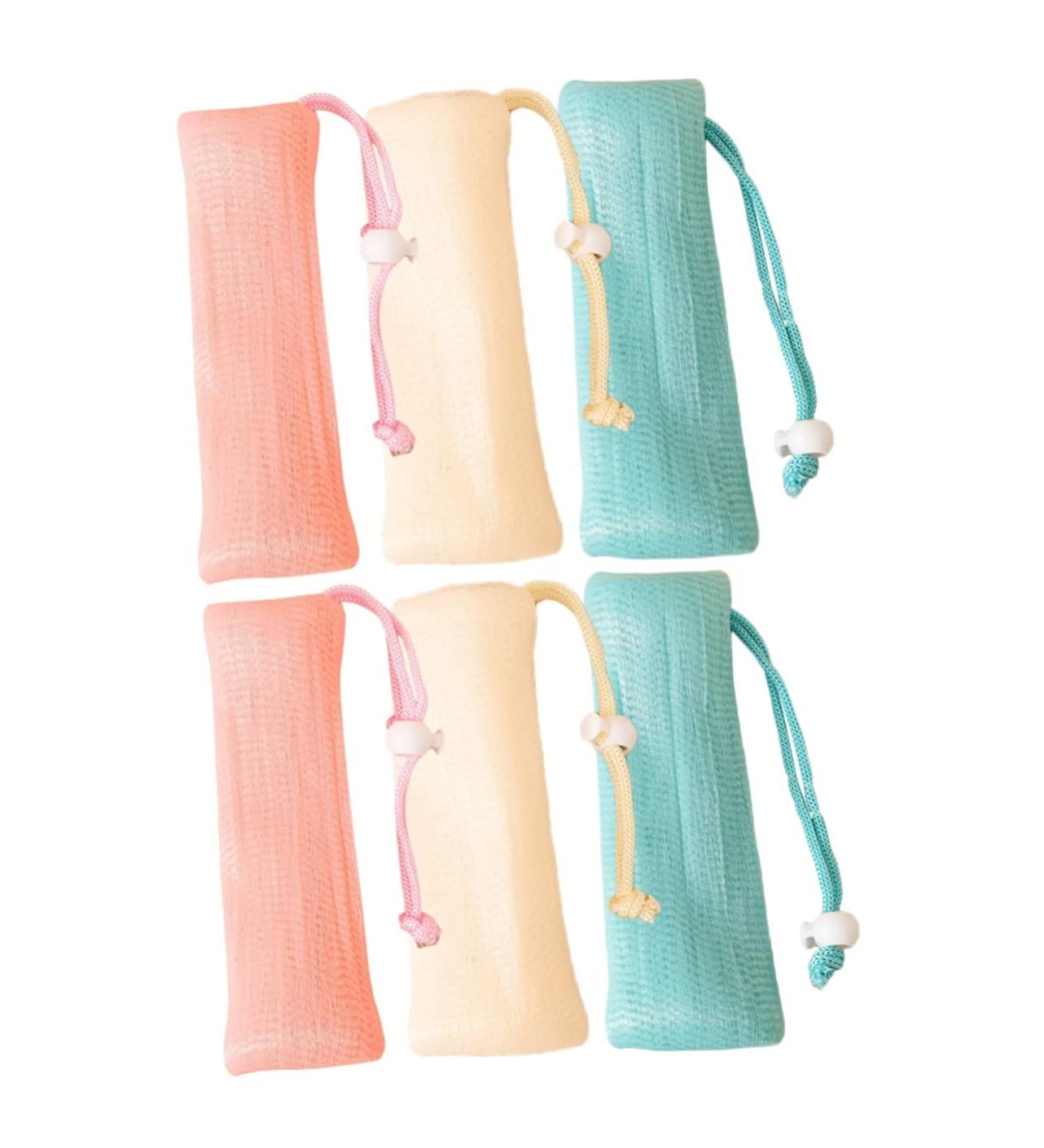 BIUDECO 6 Pcs Soap Bag Foam Net Soap Savers Mesh Soap Pouch Bag Soap Mesh Holders Small Mesh Bags or - Buy Online on GoSupps.com