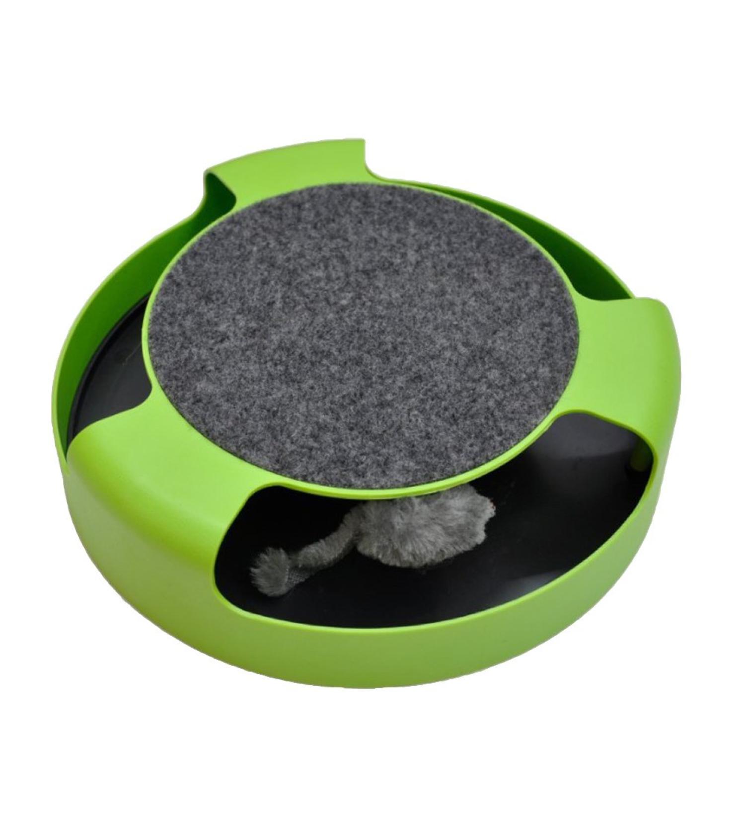 Cat Catch The Mouse Plush Moving Toy Scratching Claw Care Mat Pet Play Cute Toy - Buy Online on GoSupps.com