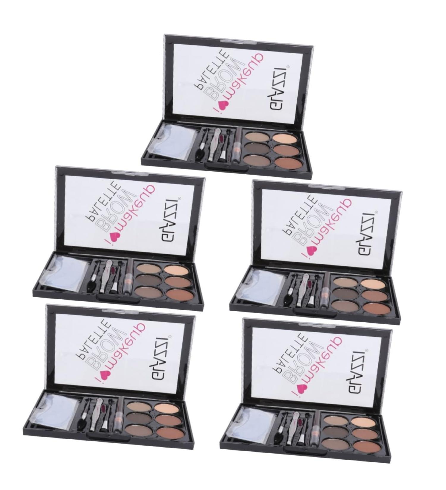 MAGICLULU 5 Sets Eyebrow Powder Set Matte Eyeshadow Lady Cosmetic Eyebrow Brush Eyebrow Pencil Makeup - Buy Online on GoSupps.com