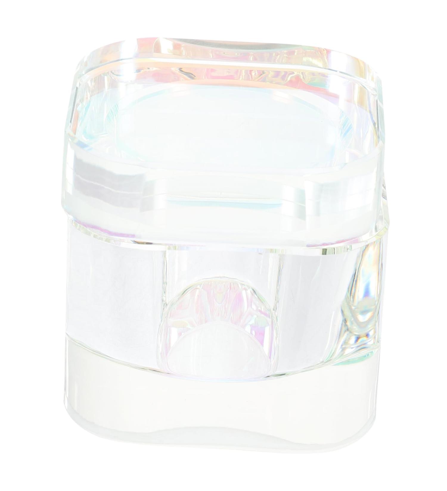 CRILSTYLEO Nail Art Brush Cup Crystal Glass Nail Cup Manicure Nail Dish Cup Nail Dish Cups Acrylic Nail Tools Nail Dappen Dish Acrylic Nail Supplies Nail Cups Dappen Dish for Acrylic Nails 5.70X5.40X5.40CM As Shown - Buy Online on GoSupps.com