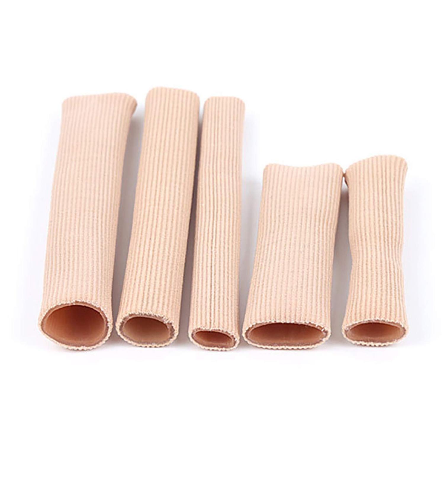 Elastic SEBS Nylon Toe Protector Pads - Soft Pain Relief Blister Guards for Men & Women | Size S 15cm - Buy Online on GoSupps.com