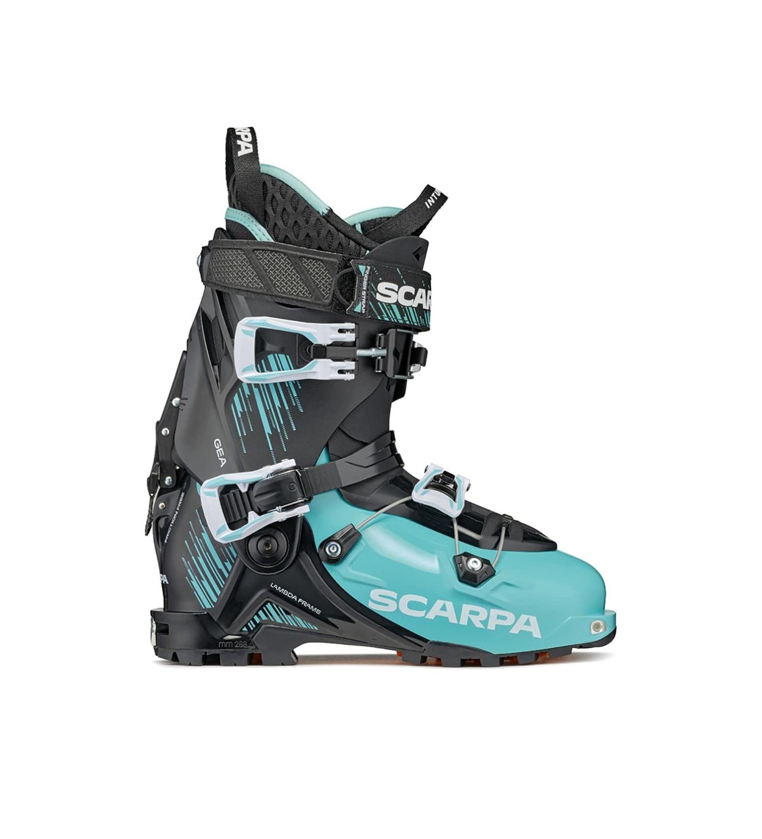 SCARPA Women's GEA Alpine Touring Ski Boots 23.5 - Aqua/Black | Backcountry & Downhill Skiing - Buy Online on GoSupps.com