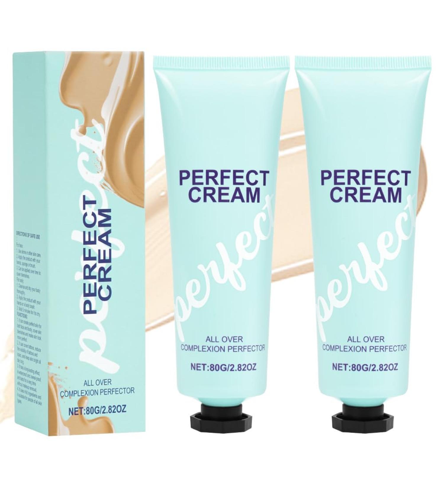 LOPHE Body Coverage Perfector 2 pieces Body Makeup Concealer Even Skin Tone Moisturizing Full Coverage Concealer Waterproof and Sweatproof Light Foundation 80 g 2 x 80 g Body Makeup Concealer - Buy Online on GoSupps.com