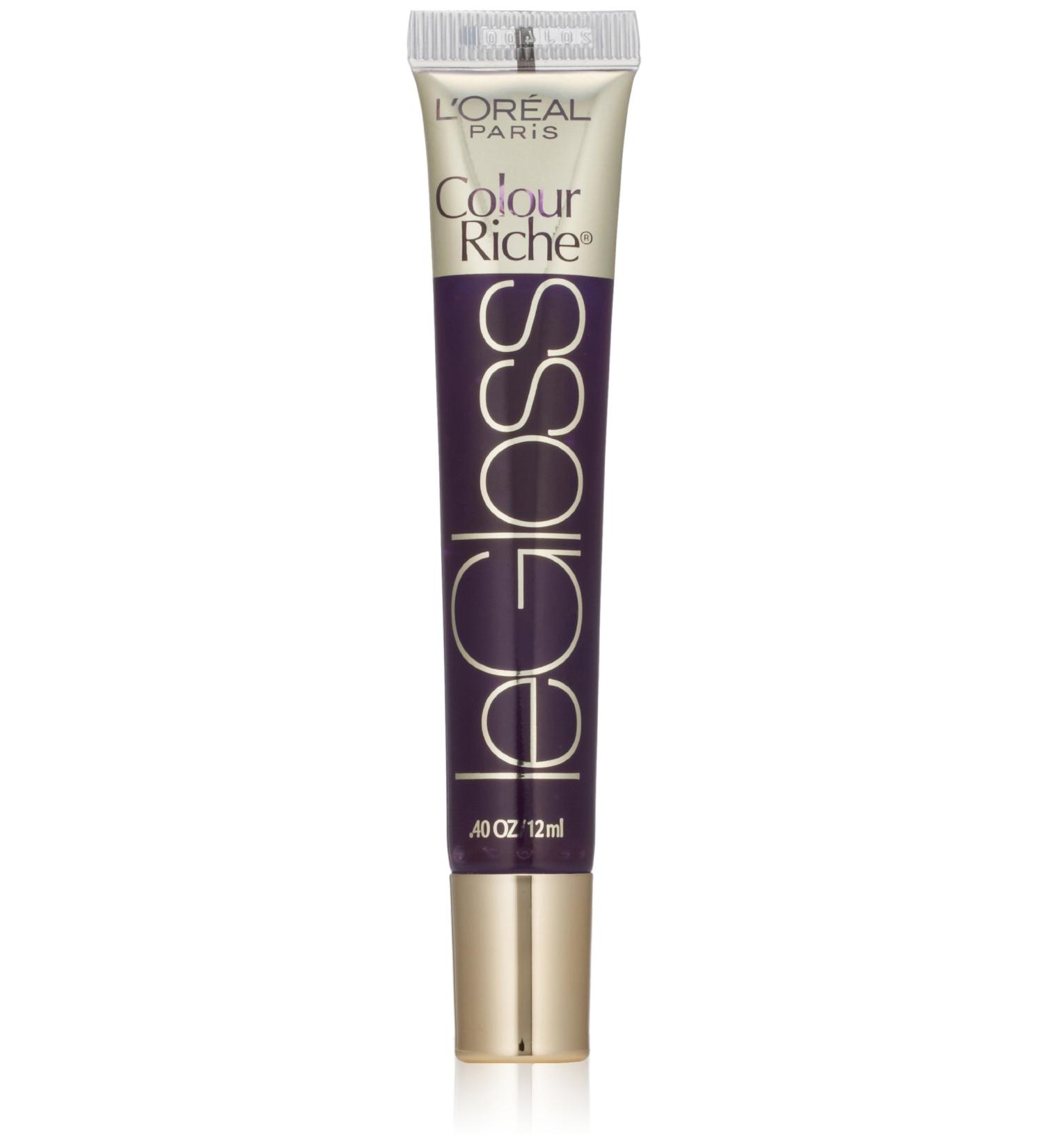 LOreal Paris Le Gloss Colour Riche Lipgloss - 163 Plum Rush | Shop Internationally - Buy Online on GoSupps.com