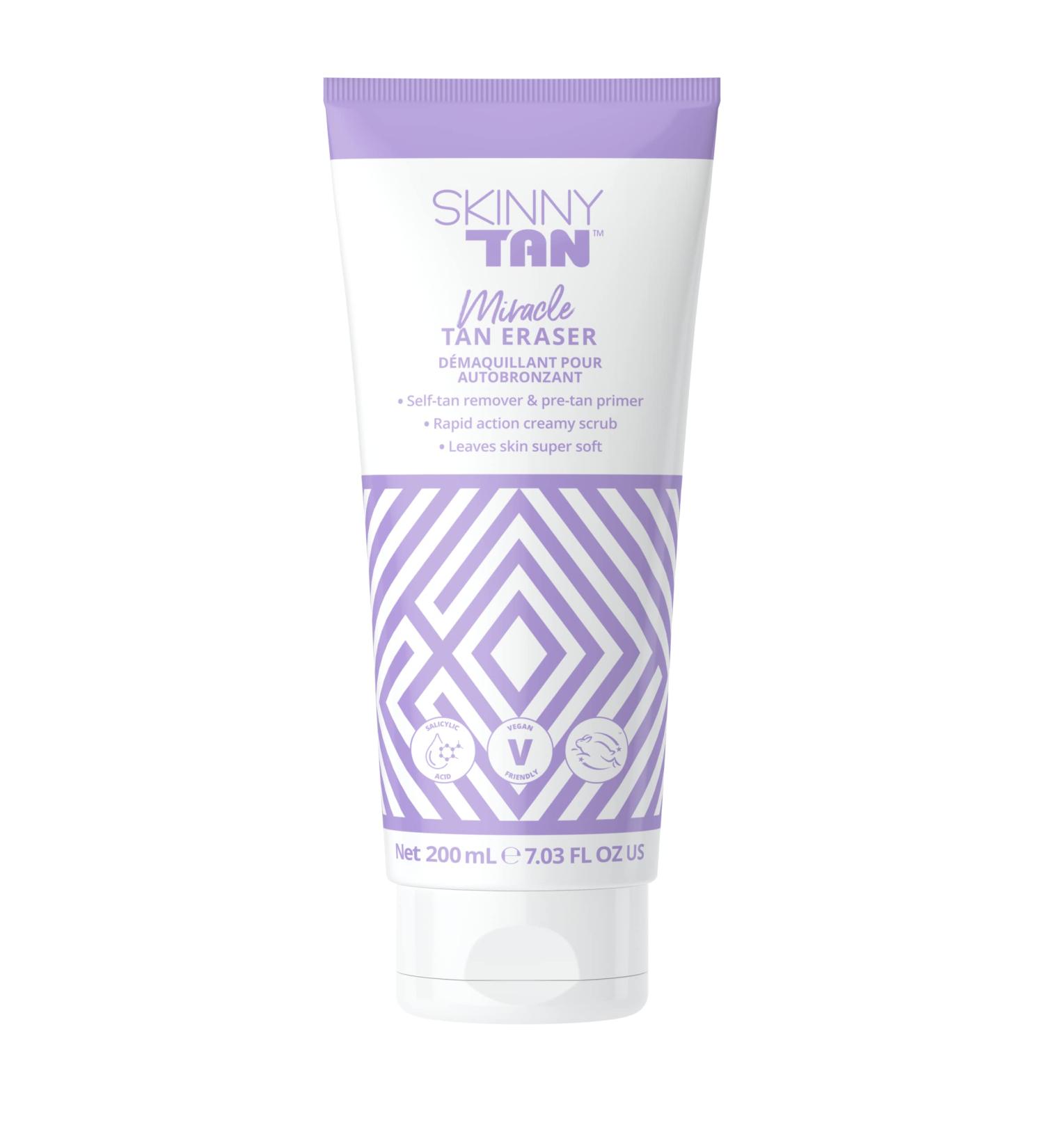 Skinny Tan Self-Tan Eraser - 7.03 oz Cream for Old Tan Removal and Skin Exfoliation - Buy Online on GoSupps.com