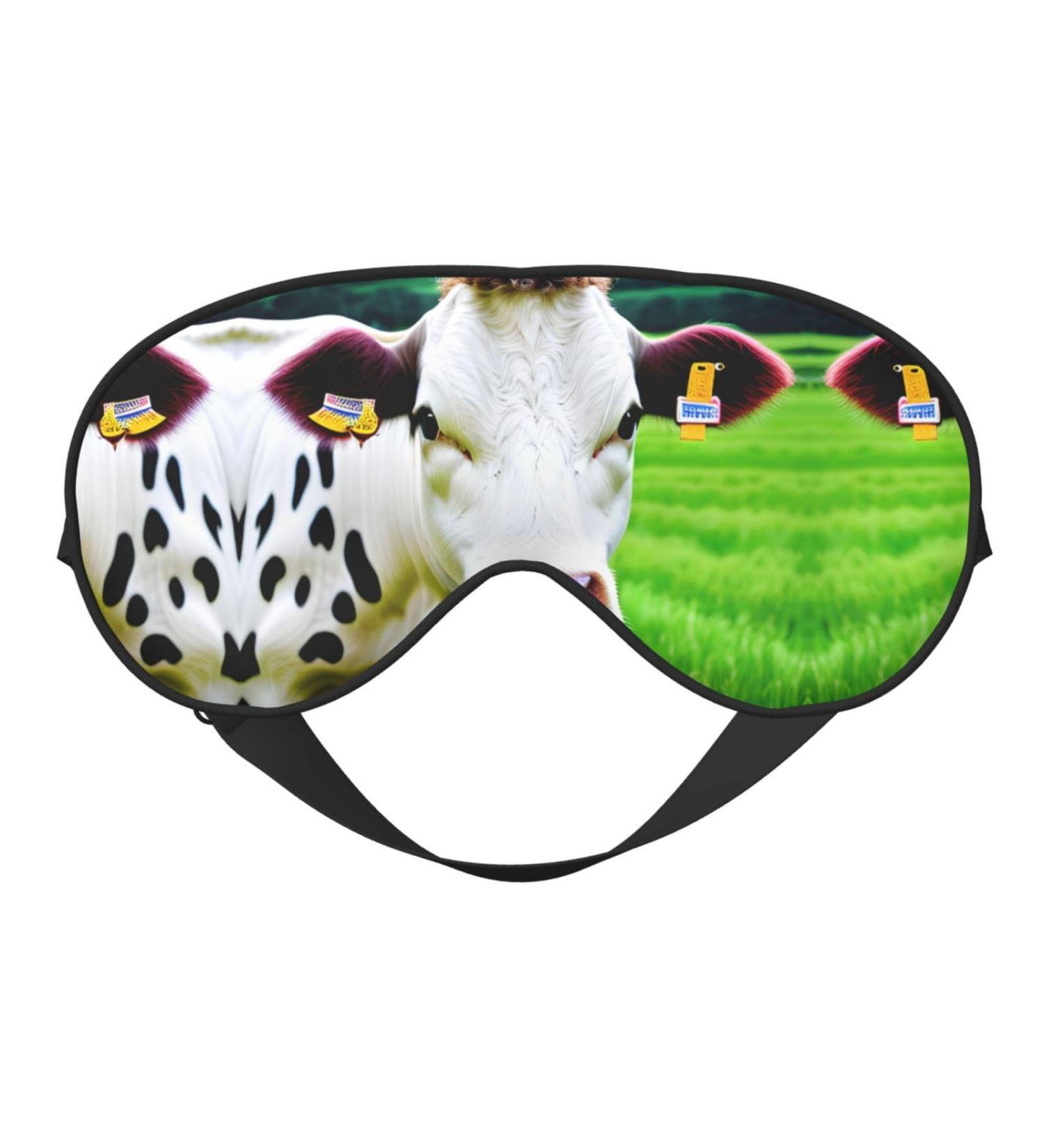 Cow Patterns Print Double-Sided Eye Mask Soft and Light Blocking for Enhancing Sleep Quality - Buy Online on GoSupps.com