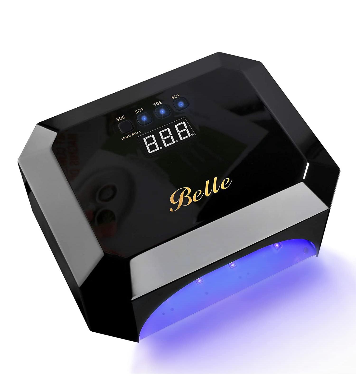 54W Cordless UV Nail Dryer with 36Pcs Lamp | Professional Salon Curing Lamp for Gel Polish and Acrylic Nails | Rechargeable | Auto Sensor (Black) - Buy Online on GoSupps.com
