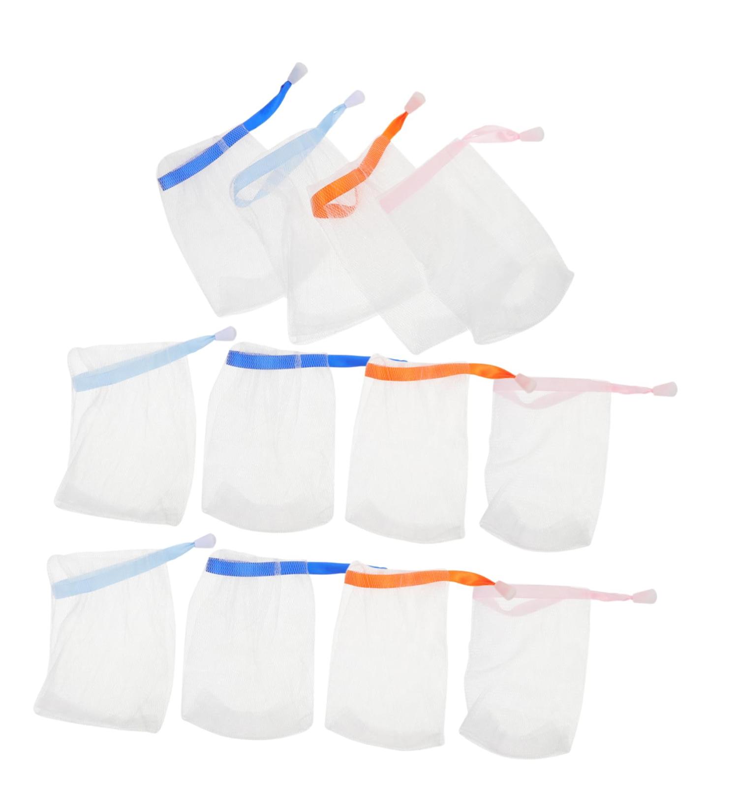 NOLITOY 20Pcs mesh bag soap bar pouch soap foaming net bags soap bags for bathroom nylon 15.50X9.00X0.50CM As Shown - Buy Online on GoSupps.com