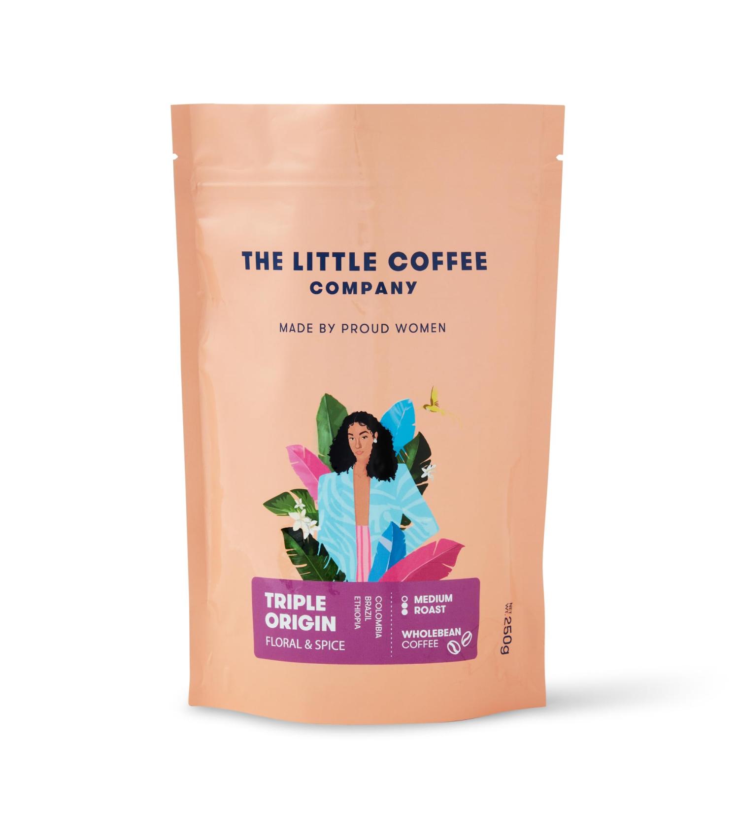 The Little Coffee Company 100% Arabica Bean Medium Roast 250g