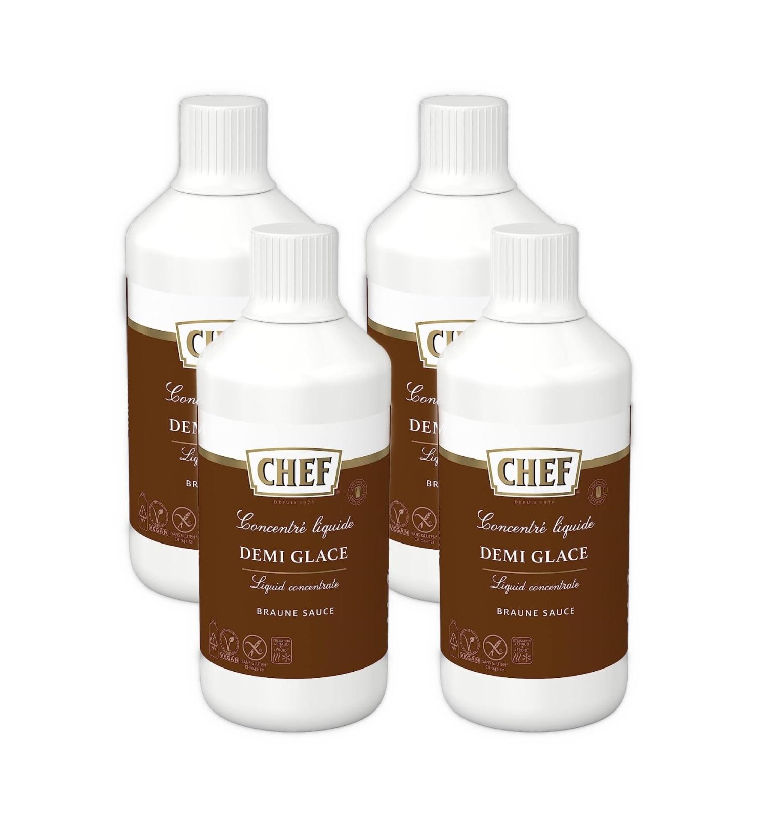 Buy CHEF Liquid Concentrate Demi Glace Natural - Premium Flavor Enhancer for Authentic Dishes | International Shipping Available - Buy Online on GoSupps.com