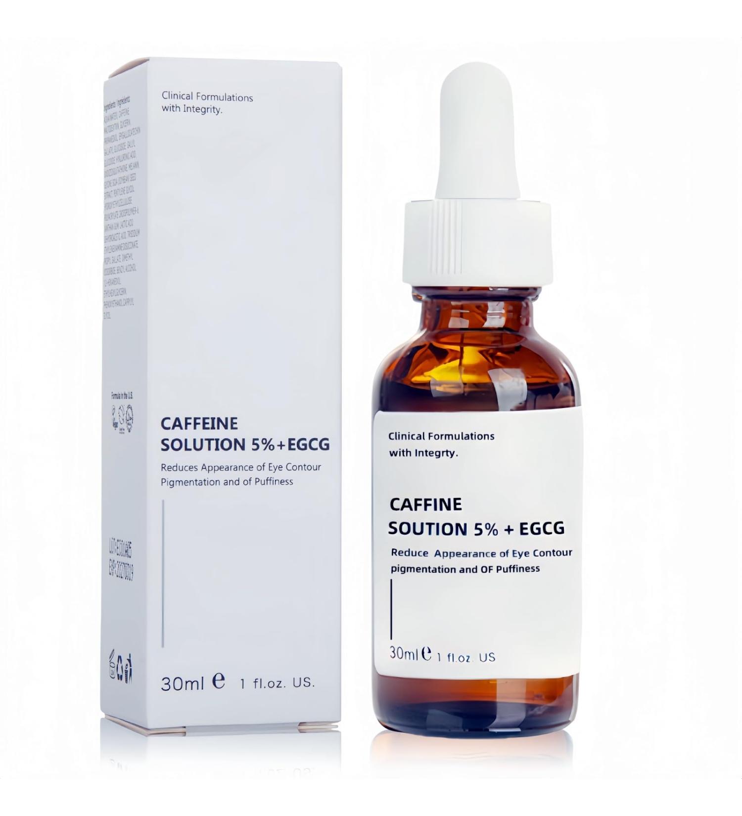 Caffeine Solution 5% + EGCG Eye Serum | Reduce Dark Circles & Puffiness | Hydrating 30ML Caffeine Eye Serum for All Skin Types - Buy Online on GoSupps.com