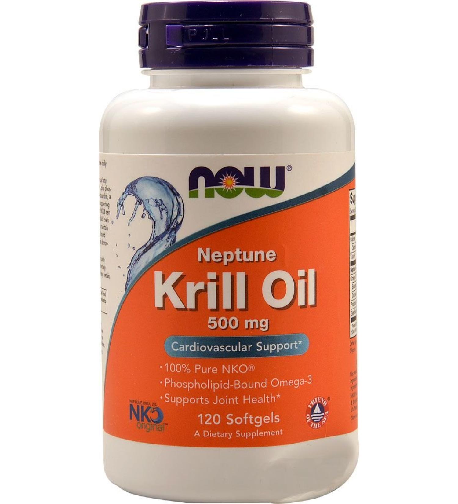 Now Foods Neptune Krill Oil - Phospholipid-Bound Omega-3 Supplement for Heart Health | Buy Internationally - Buy Online on GoSupps.com