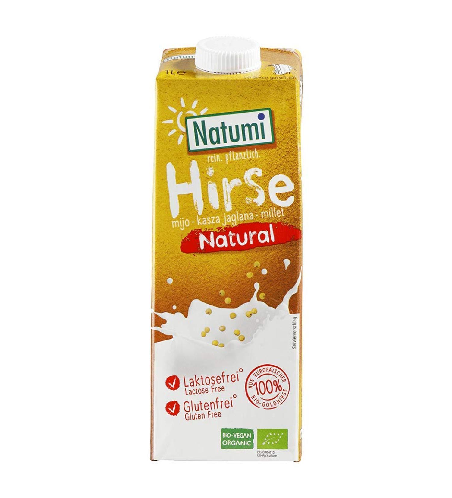 Natumi millet drink natural - organic - 1L - pack of 12