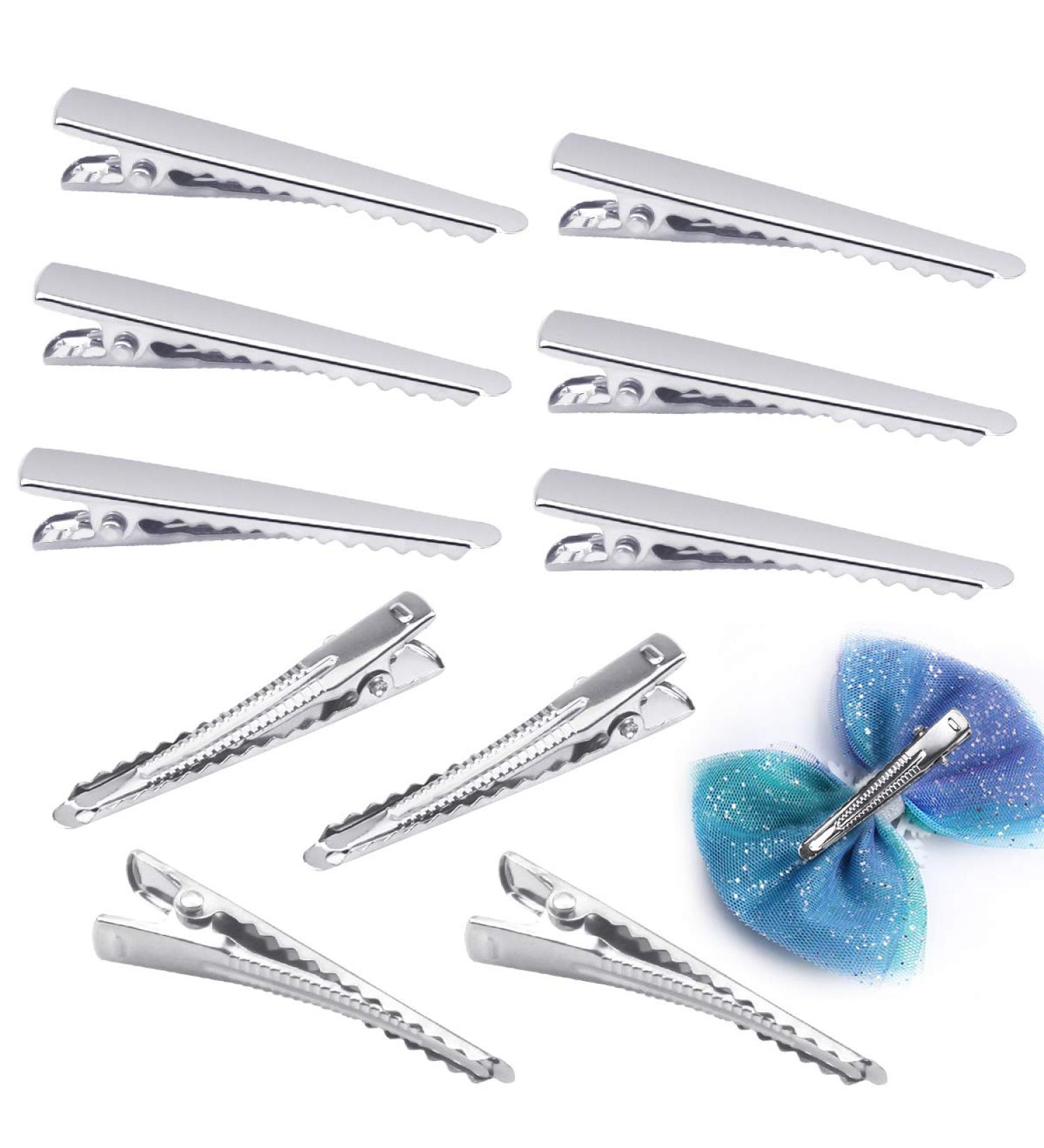 Buy 100 Pieces Silver Crocodile Hair Clips - Alligator Metal Hair Clips for Women & Girls | Perfect for Hairdressing & DIY Projects - Buy Online on GoSupps.com
