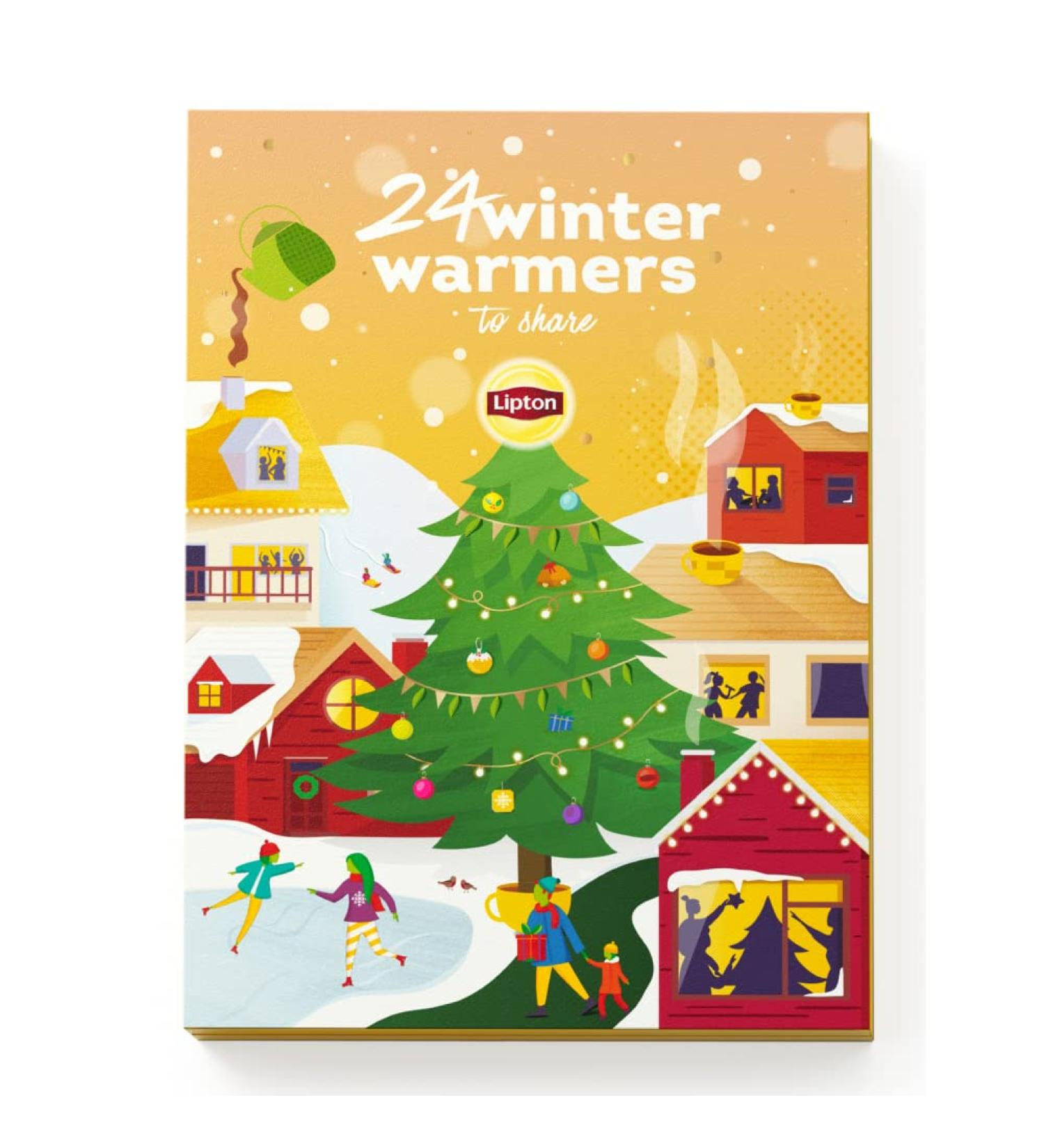 Lipton | Advent Calendar 2023 Teas and Infusions | Assortment of 48 Black/Green Teas and Gourmet Infusions | Gift idea - Buy Online on GoSupps.com