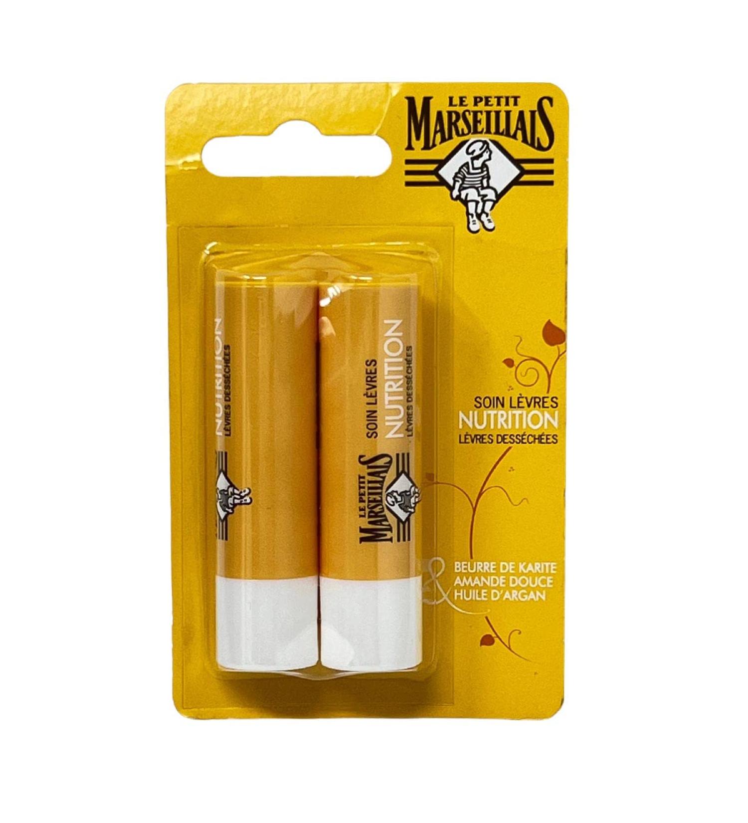 Le Petit Marseillais Lip Care with Shea Almond & Argan - Buy 2 x 4.9g | Authentic French Skincare - International Shipping Available - Buy Online on GoSupps.com