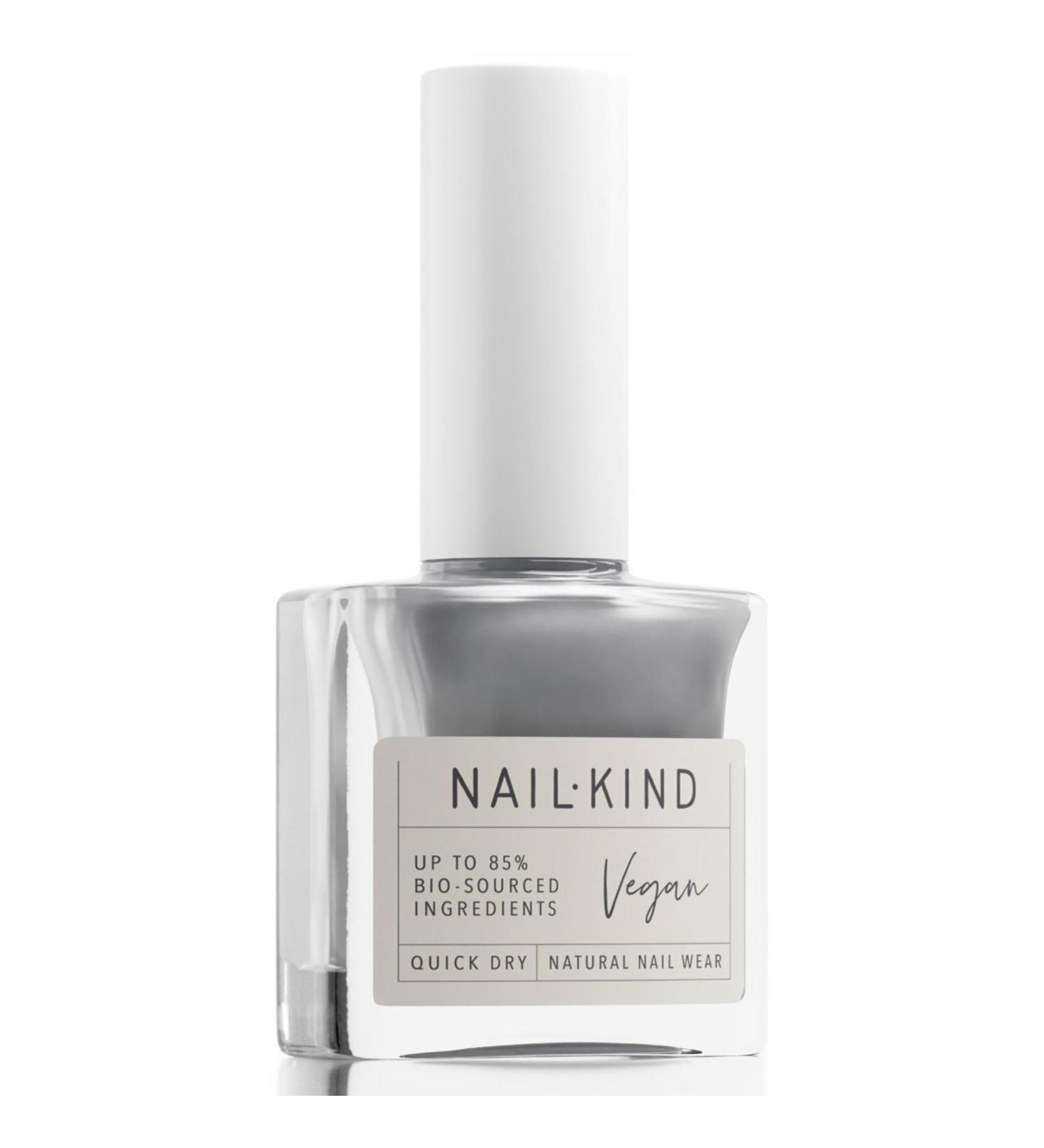 NAILKIND Grey Pearlescent Nail Polish - Vegan & Peta Certified - Quick Drying & Chip Resistant - 8ml - Buy Online on GoSupps.com