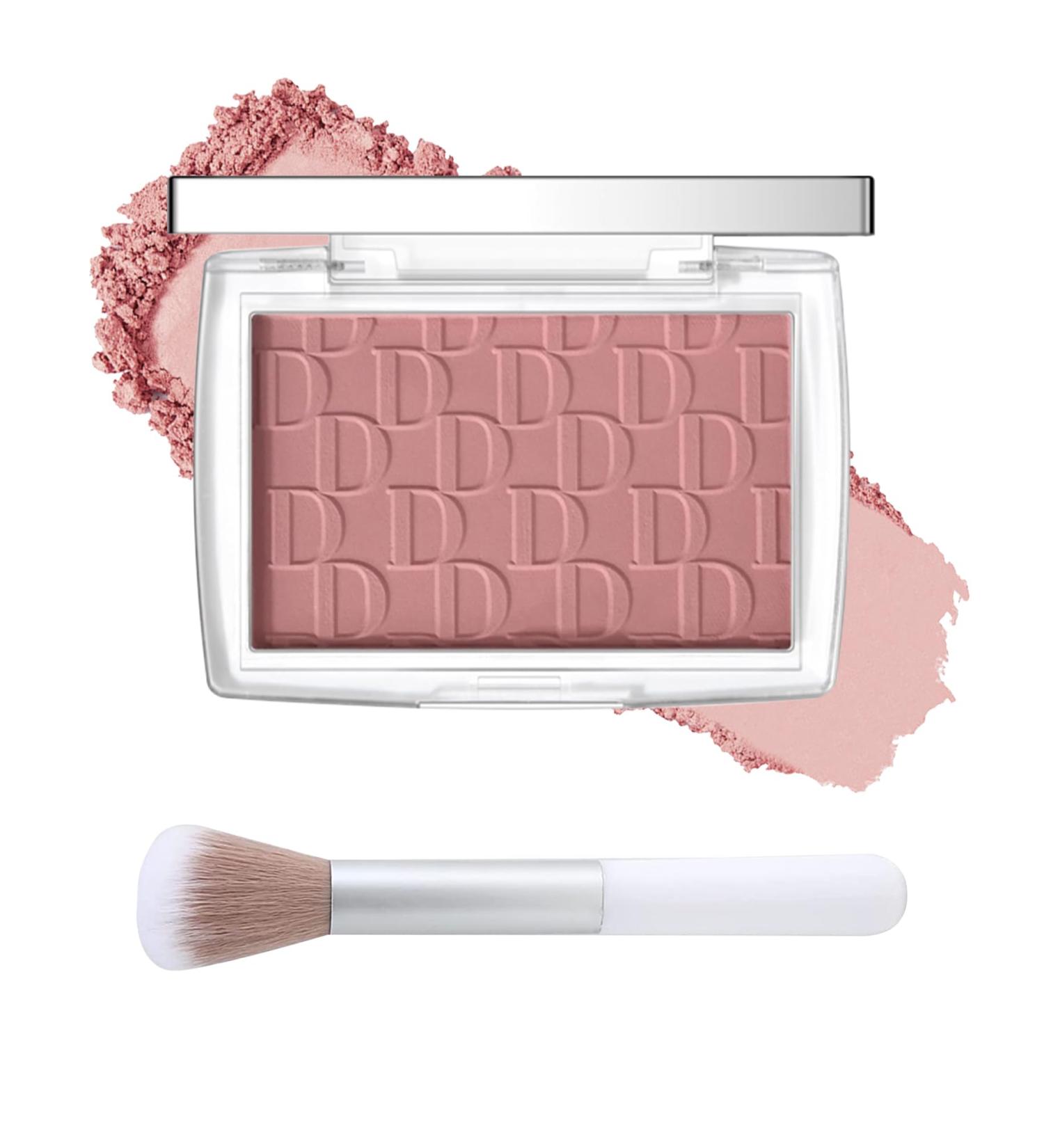 Matte Powder Blush Rosy Glow Face Blush Contour Highlight Makeup Palette High Impact Buildable Color Lightweight & Smooth Finish & Long Lasting Professional Pressed Power Blush for Cheek Rosewood 012#rosewood - Buy Online on GoSupps.com