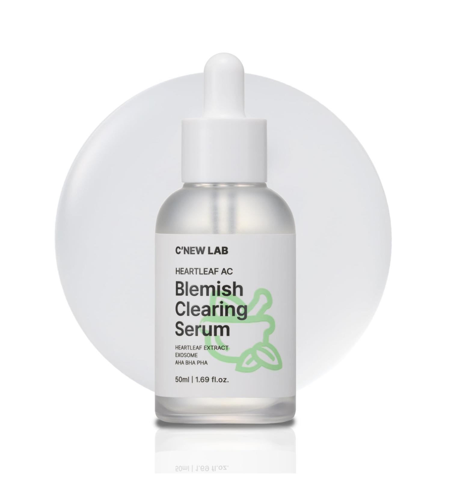 C NEW LAB Heartleaf AC Blemish Clearing Serum 50ml (1.69 fl.oz.) | Soothing & Skin Texture Refining Serum Oil Control Lightweight Essence | Heartleaf Extract Niacinamide 5% Korean Skin Care - Buy Online on GoSupps.com