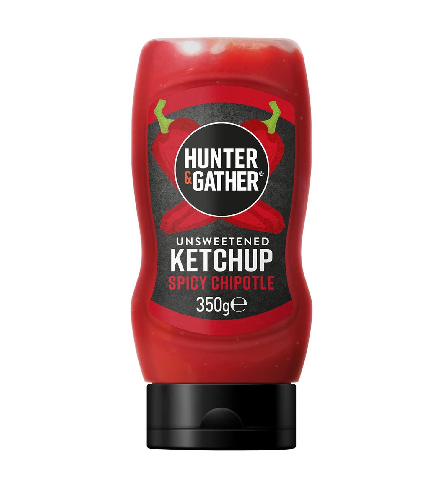 Spicy Chipotle Ketchup Sauce | 350g | Hunter & Gather | Keto Paleo Friendly - Buy Online on GoSupps.com