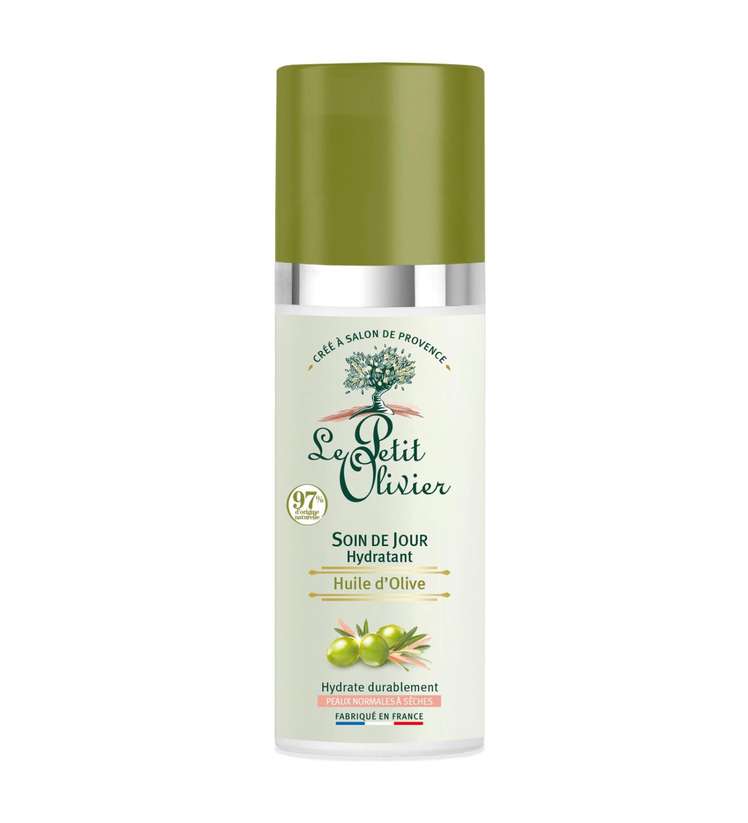 Le Petit Olivier Moisturizing Day Skin Care | Olive Oil-Enriched Soothing & Hydrating | Natural Ingredients | Silicone Free | For Normal to Dry Skin | 1.6 oz - Buy Online on GoSupps.com