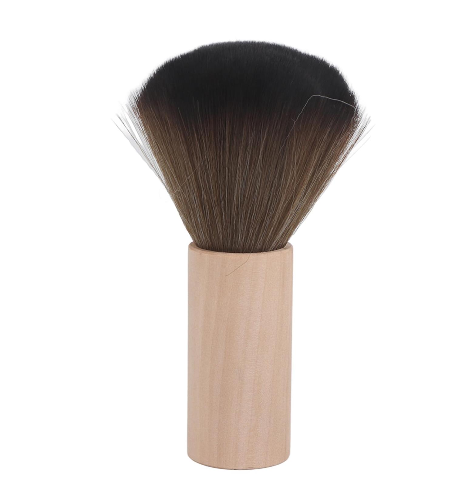 Demeras Barber Neck Duster Tool 15x6x4 Barber Cleaning Wood Handle Hair Sweep Brush Hairdressing Neck Face Duster Tool - Buy Online on GoSupps.com