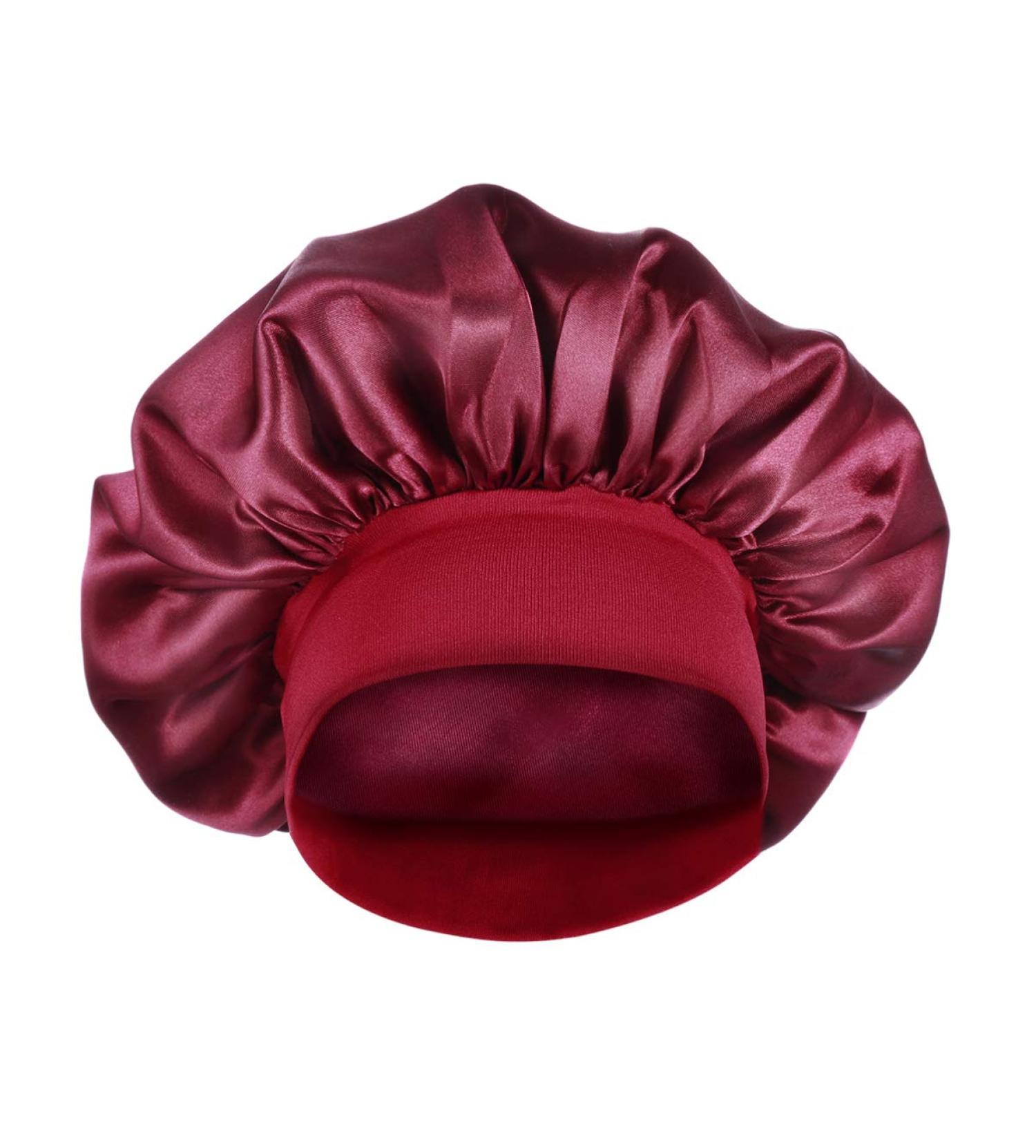 Supvox Satin Night Cap for Women | Wide Sleeping Cap for Hair Loss & Chemotherapy - Stylish & Comfortable - Buy Online on GoSupps.com