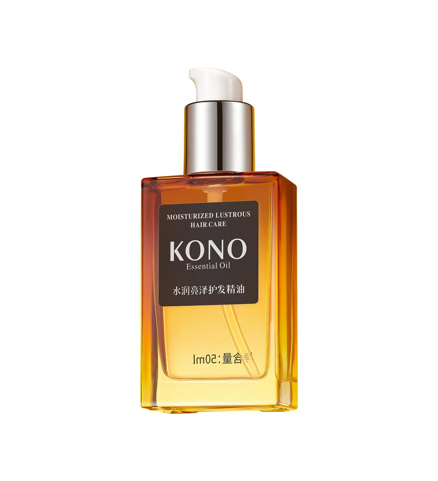 KONO Hair Treatment Oil | Strengthening Moisturizing & Nourishing with Vitamin E & Jojoba Seed Oil - Frizz Control & International Shipping - Buy Online on GoSupps.com
