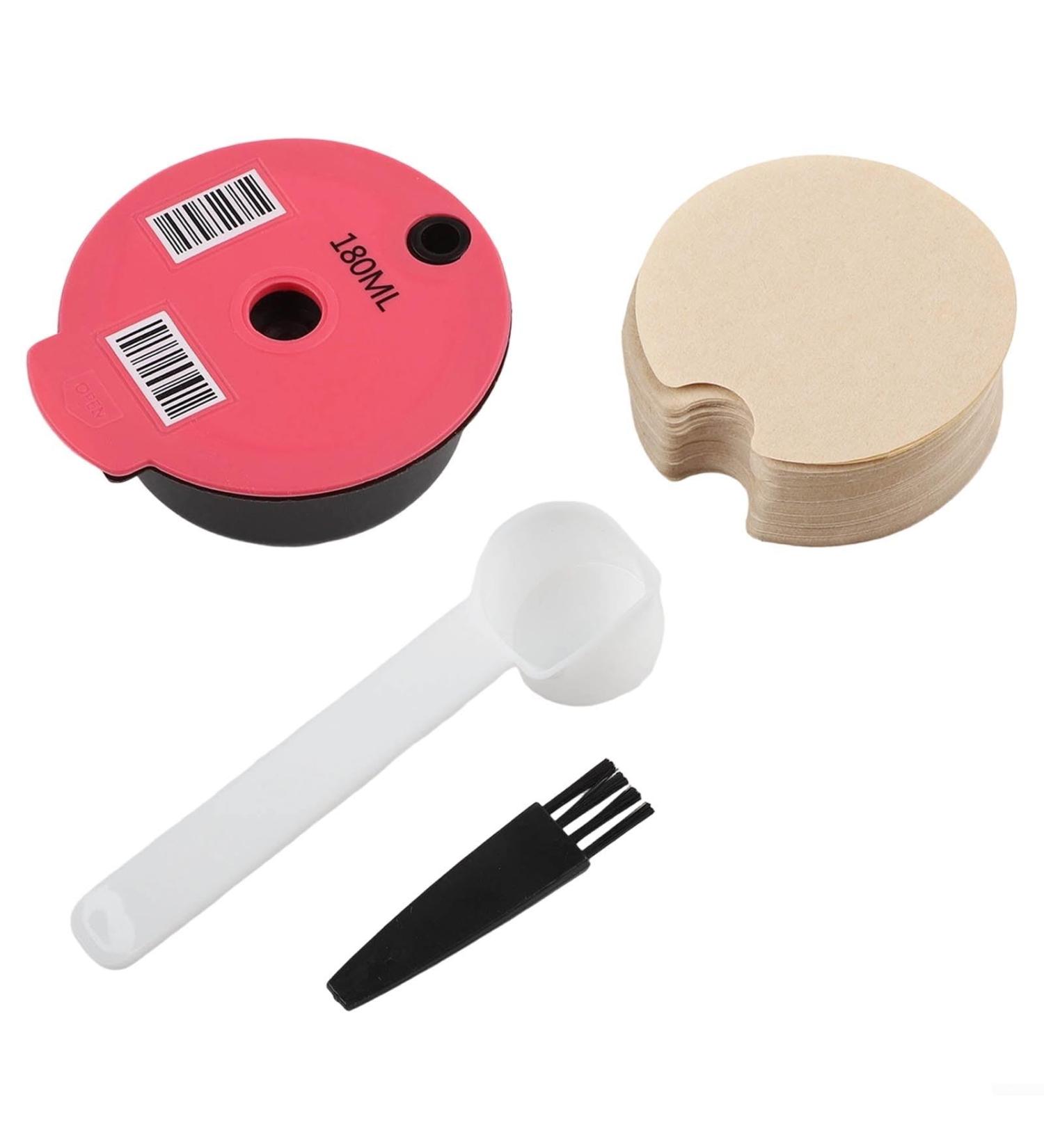 Dosette caf rechargeable Bosch pour machines Tassimo kit d'accessoires avec couvercles en silicone et outils de nettoyage (B) - Buy Online on GoSupps.com