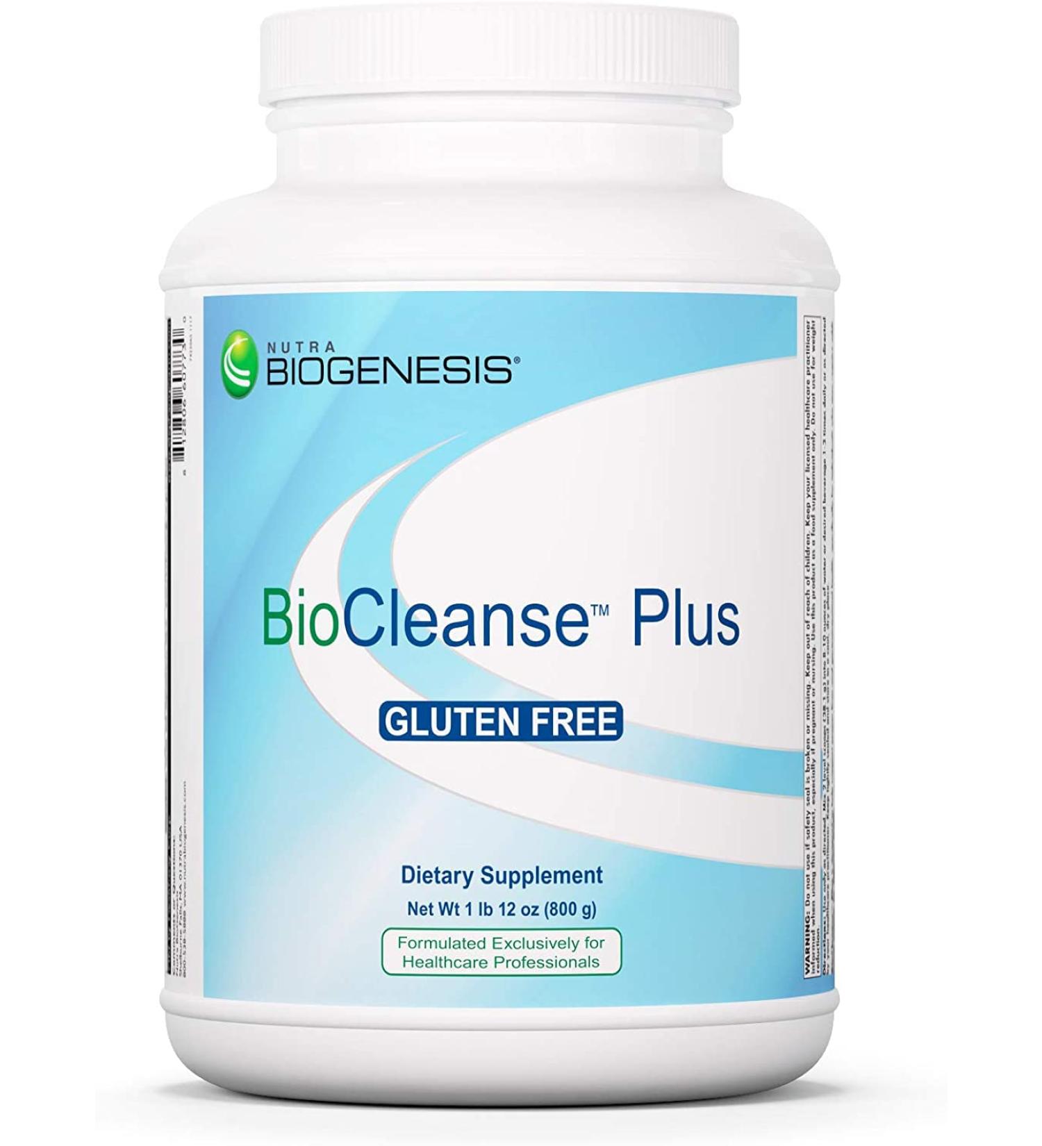 Nutra BioGenesis BioCleanse Plus 1.9 Lb - Digestive Enzymes, Milk Thistle, Plant Protein Blend - Gluten Free Detox & Liver Cleanse - Buy Online on GoSupps.com