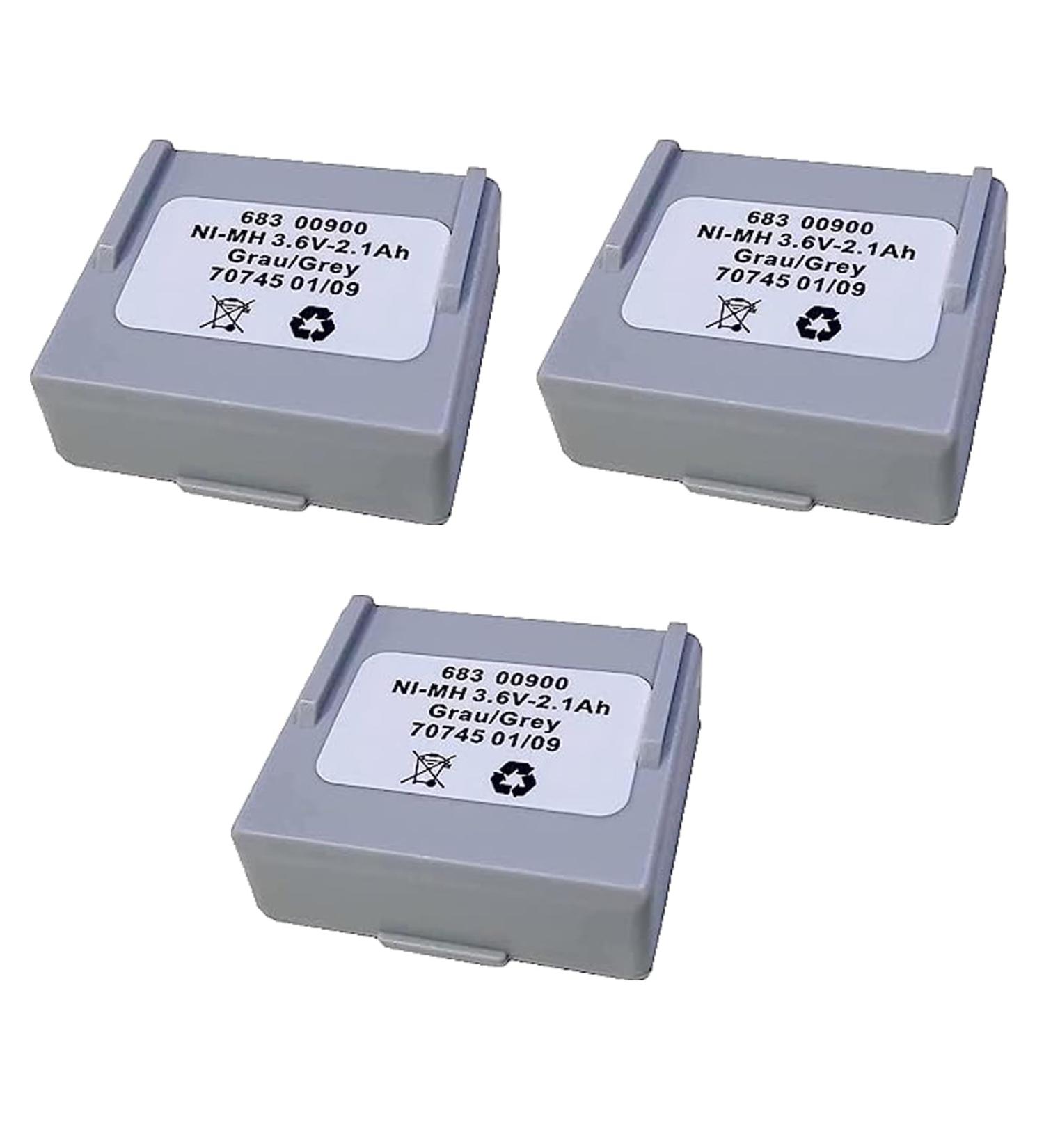 Buy 3 Pack 68300900 Battery 3.6V 1.2A for HETRONIC - Rechargeable Remote Control Battery - International Shipping Available - Buy Online on GoSupps.com
