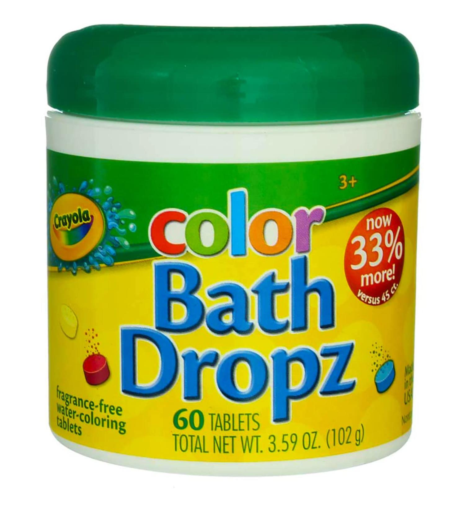 60 Ct Bath Dropz Water-Coloring Tablets 3.59 oz - Create Vibrant Bath Time Fun - Buy Online on GoSupps.com