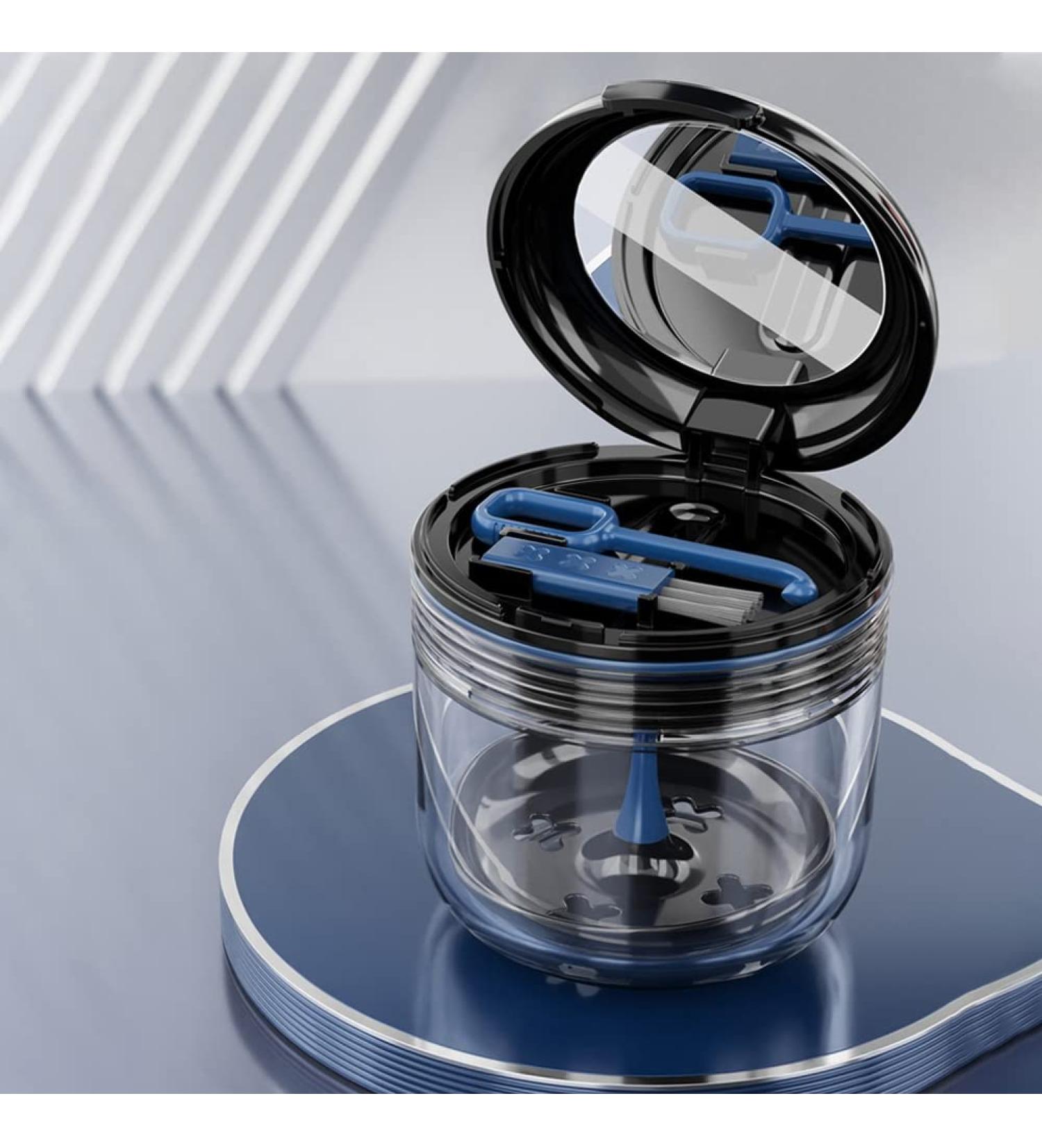 Denture Box with Sieve - Portable Leak-Proof Container for False Teeth Mouth Guards & Retainers - Black Denture Storage Solution - Buy Online on GoSupps.com